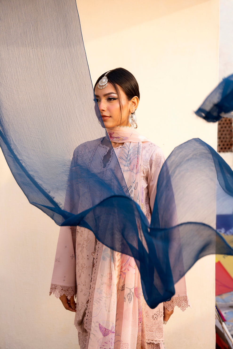Florent | Basant Chikankari | FBC - 4A - by Libayah - Registered Vendor of : Florent - 100% Original Designer Dress