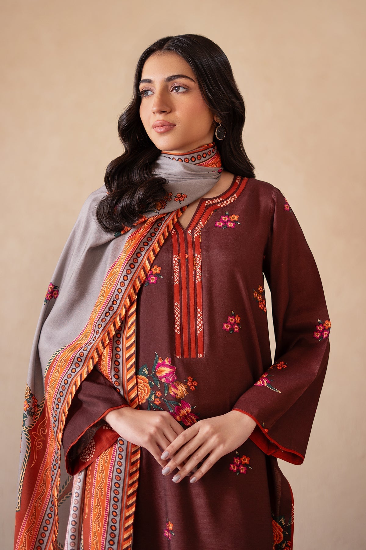 Charizma | Print Melody | CPM-4-S53A by Charizma - Designer Dress - Type: Ladies Clothes - Available at Libayah - 100% Original