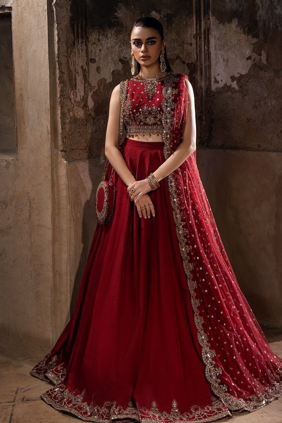 Mina Kashif | Virsa Wedding Formals | Mashal by Mina Kashif - Designer Dress - Type: Bridal - Available at Libayah - 100% Original