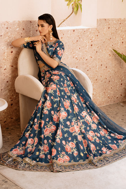 Zarposh | Elara Formals | Charmeuse by Zarposh - Designer Dress - Type: Ladies Clothes - Available at Libayah - 100% Original