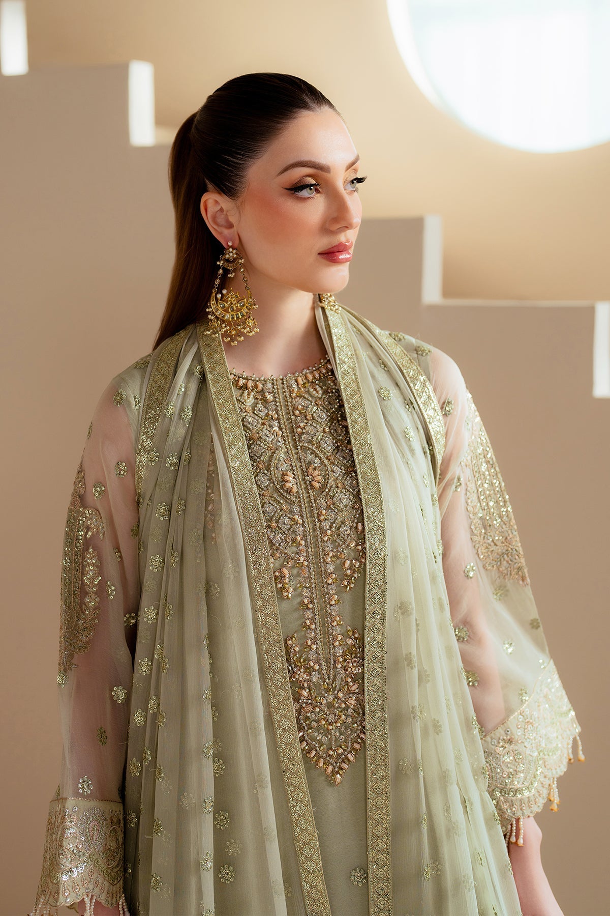 Alizeh | Aymal Chiffon | AF-BHM-4042-Alish by Alizeh - Designer Dress - Type: Ladies Clothes - Available at Libayah - 100% Original