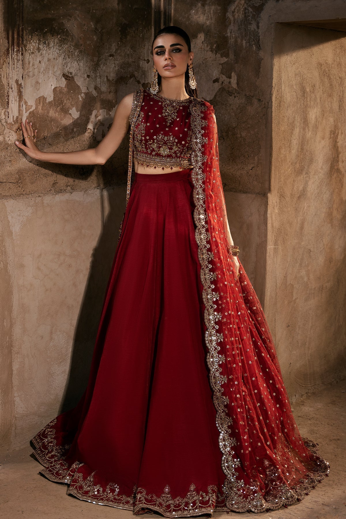 Mina Kashif | Virsa Wedding Formals | Mashal by Mina Kashif - Designer Dress - Type: Bridal - Available at Libayah - 100% Original