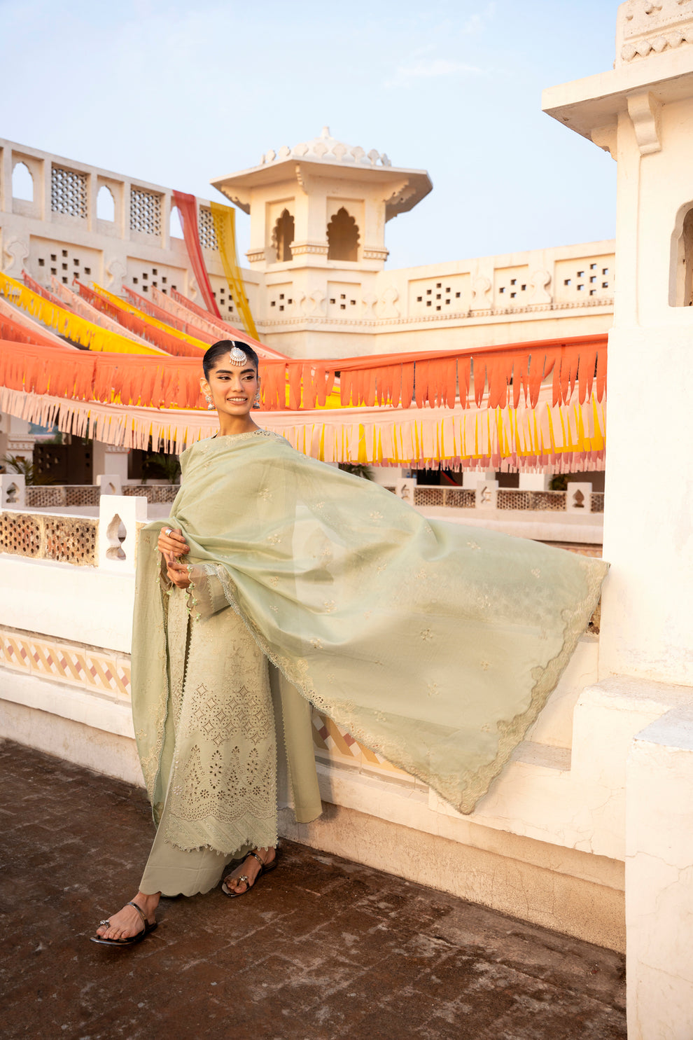 Florent | Basant Chikankari | FBC - 3A - by Libayah - Registered Vendor of : Florent - 100% Original Designer Dress