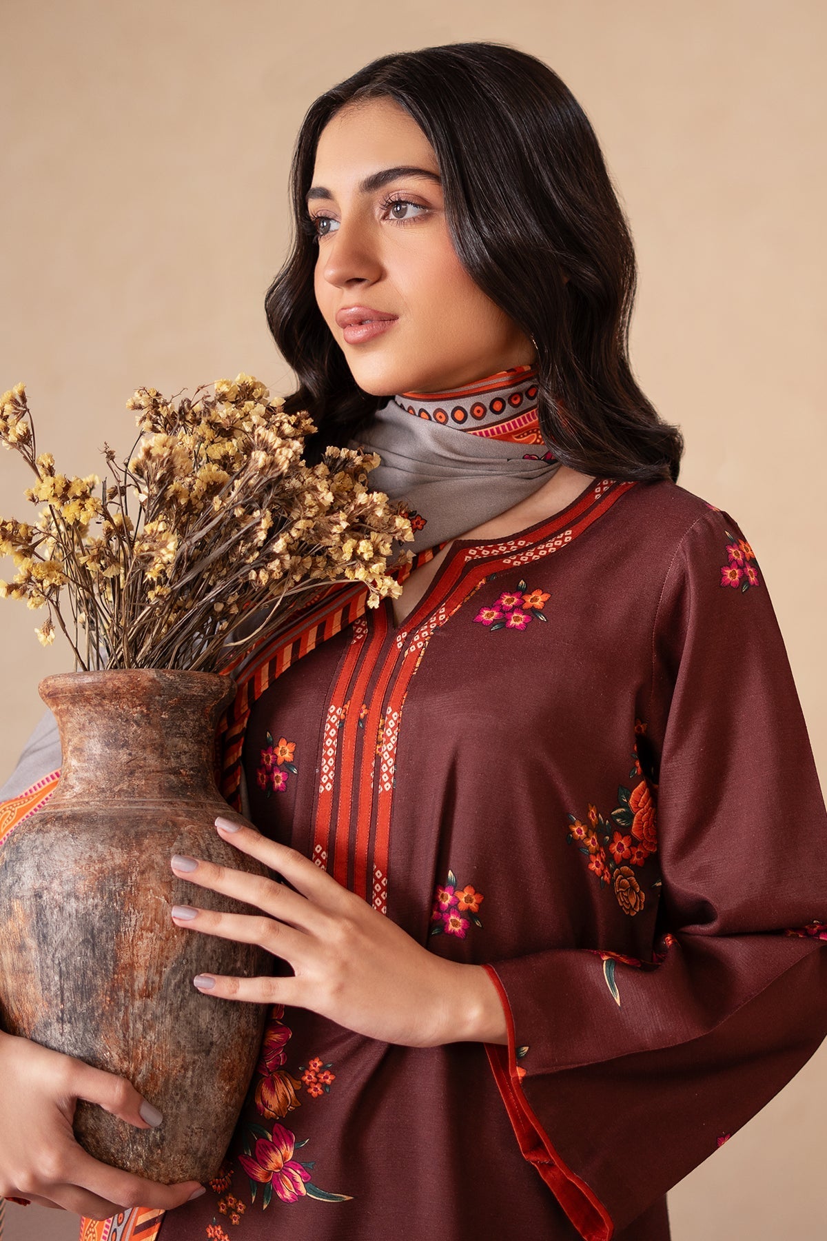 Charizma | Print Melody | CPM-4-S53A by Charizma - Designer Dress - Type: Ladies Clothes - Available at Libayah - 100% Original