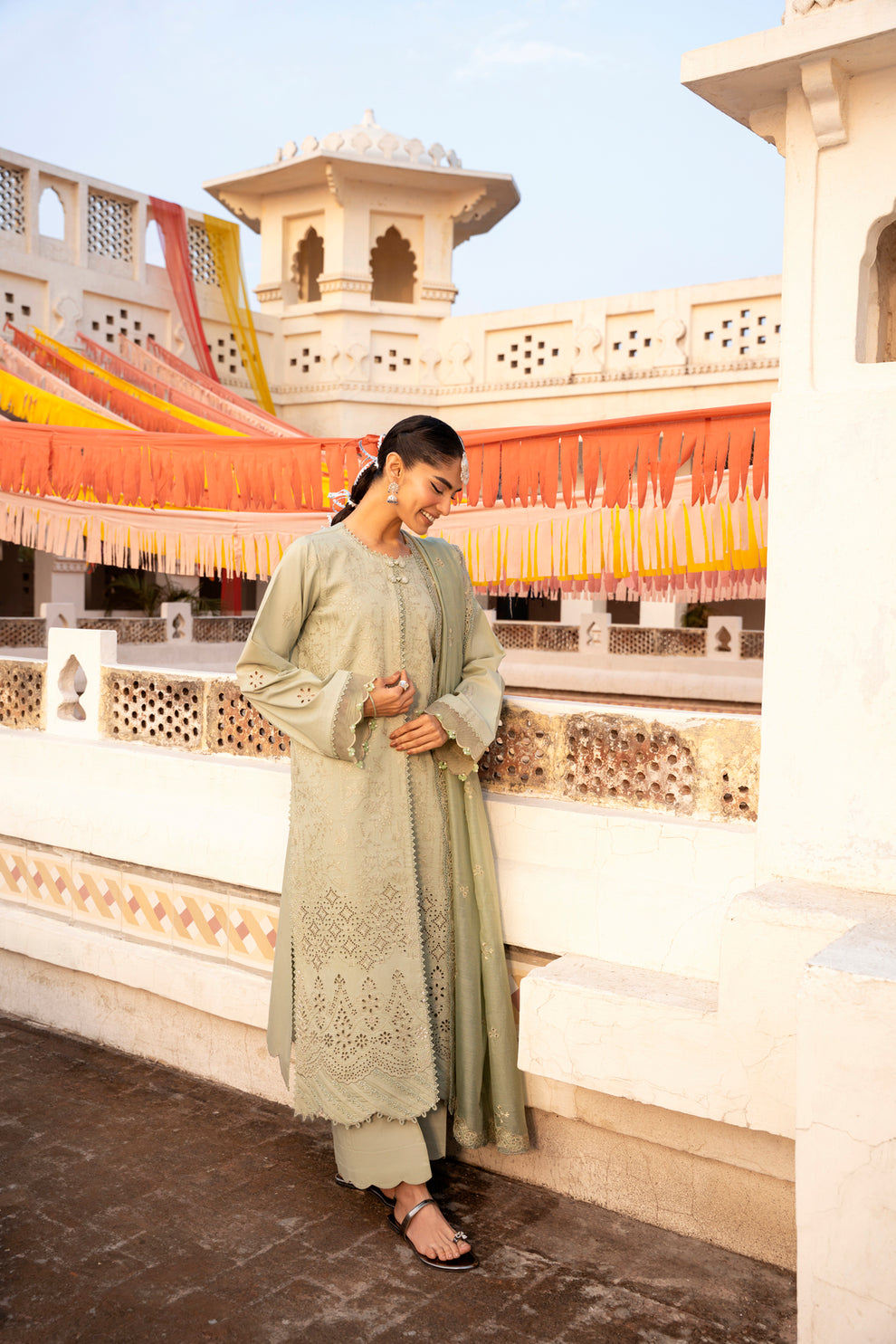 Florent | Basant Chikankari | FBC - 3A - by Libayah - Registered Vendor of : Florent - 100% Original Designer Dress
