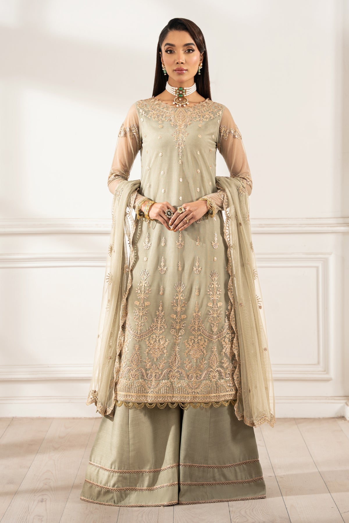 Zarif | Heer Formals | Z-01 LEILA by Zarif - Designer Dress - Type: Ladies Clothes - Available at Libayah - 100% Original