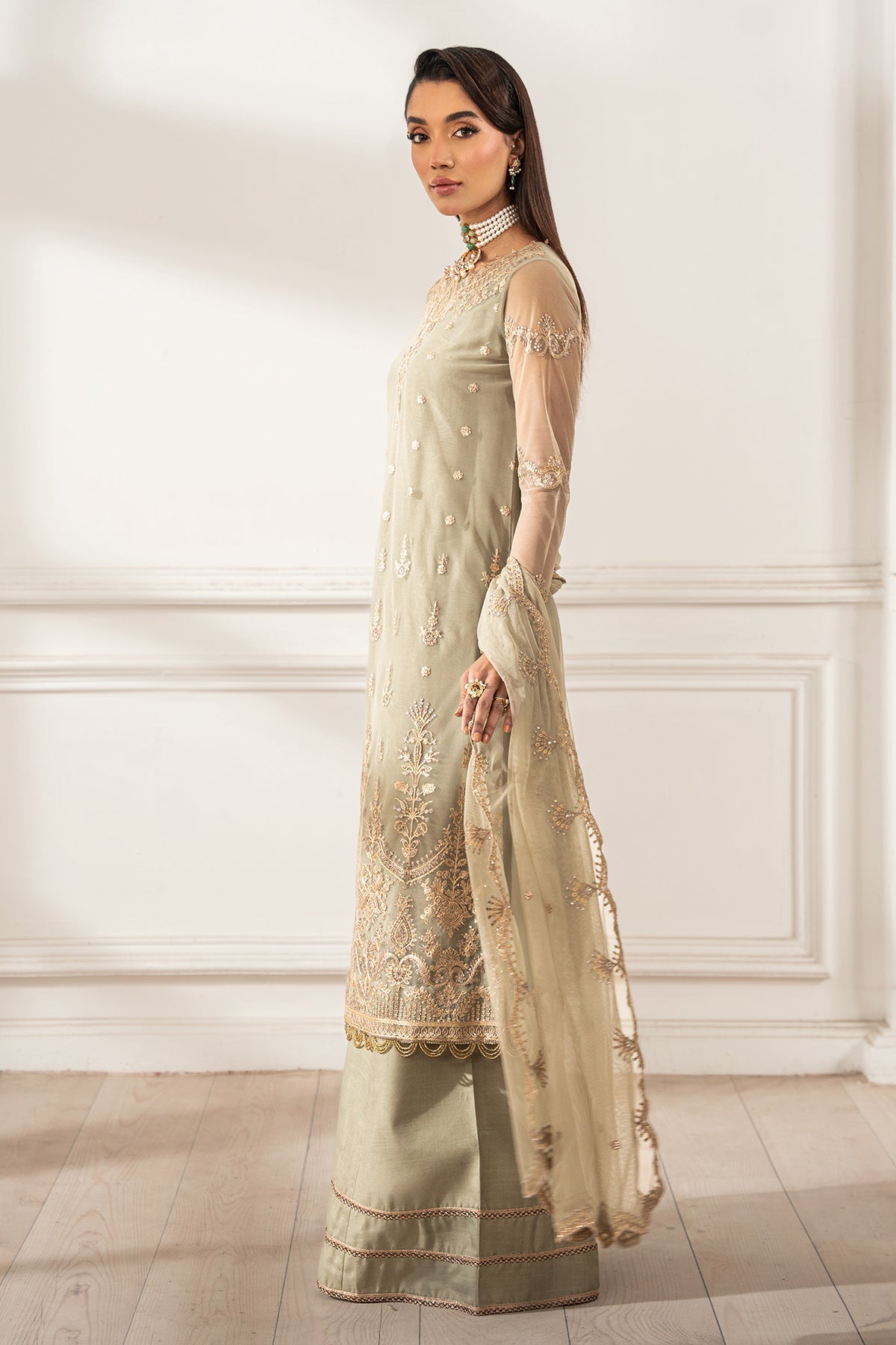 Zarif | Heer Formals | Z-01 LEILA by Zarif - Designer Dress - Type: Ladies Clothes - Available at Libayah - 100% Original
