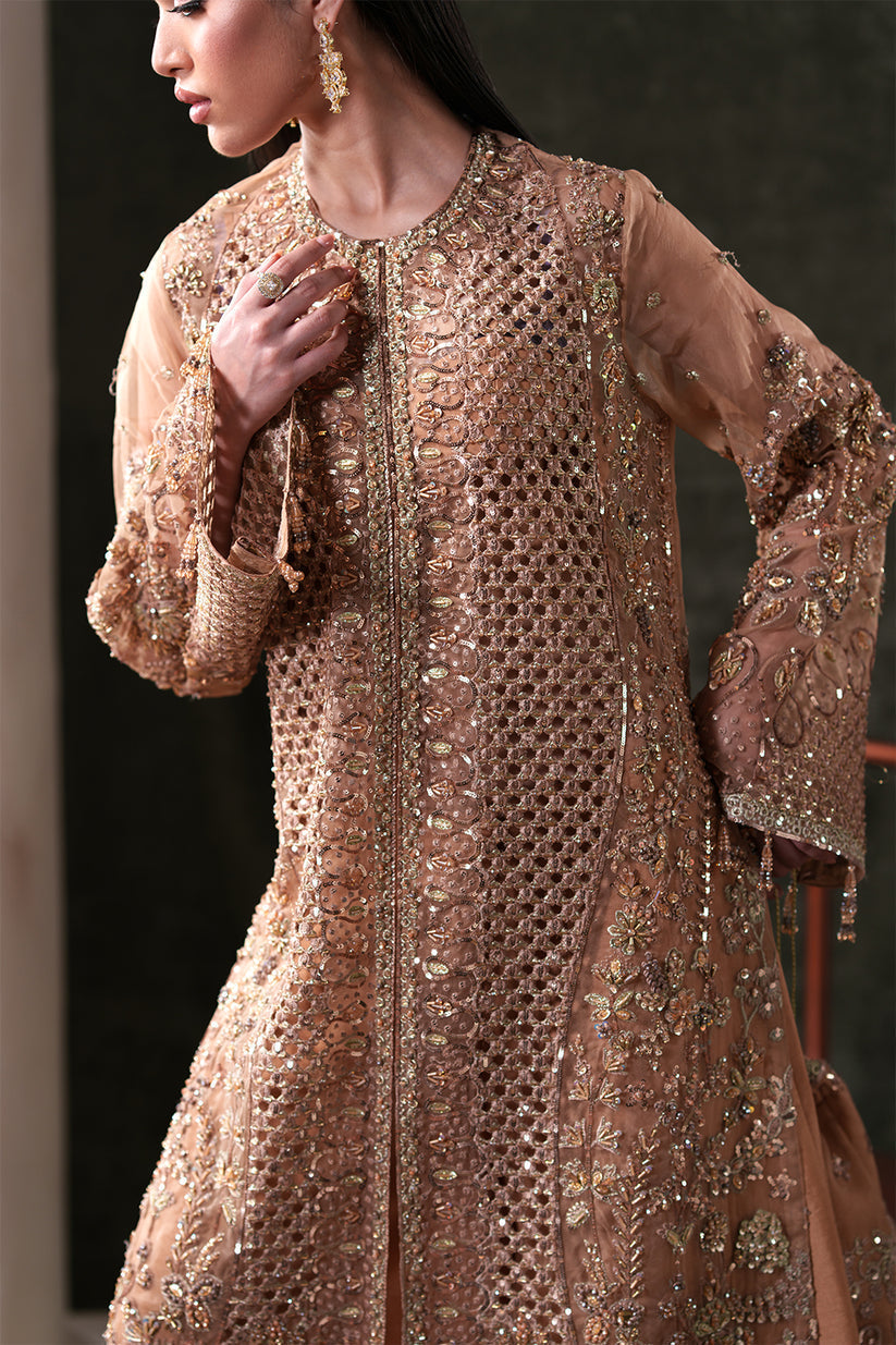 Emaan Adeel | Starlit Jewels | Hessonite by Emaan Adeel - Designer Dress  - Type : Ladies Clothes - Available at Libayah - 100% Original 