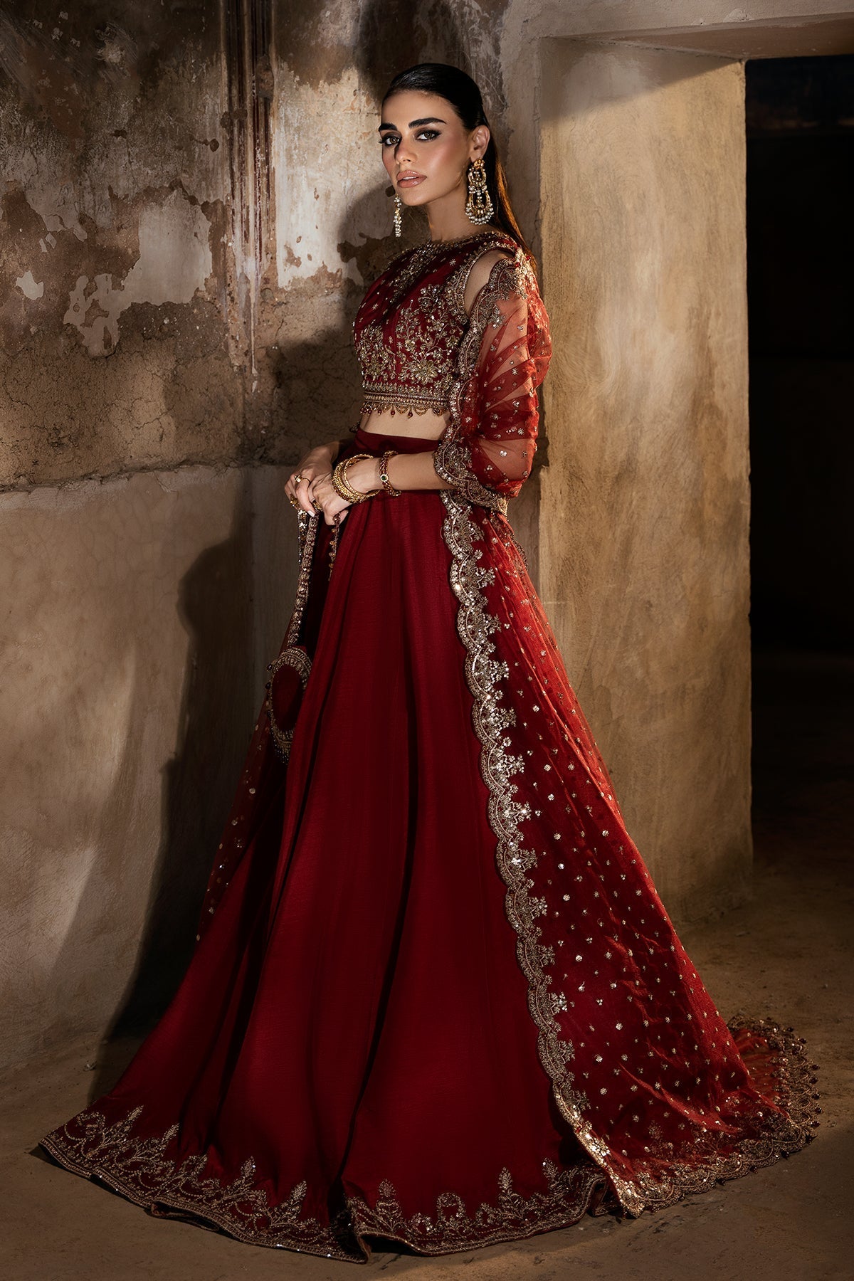 Mina Kashif | Virsa Wedding Formals | Mashal by Mina Kashif - Designer Dress - Type: Bridal - Available at Libayah - 100% Original