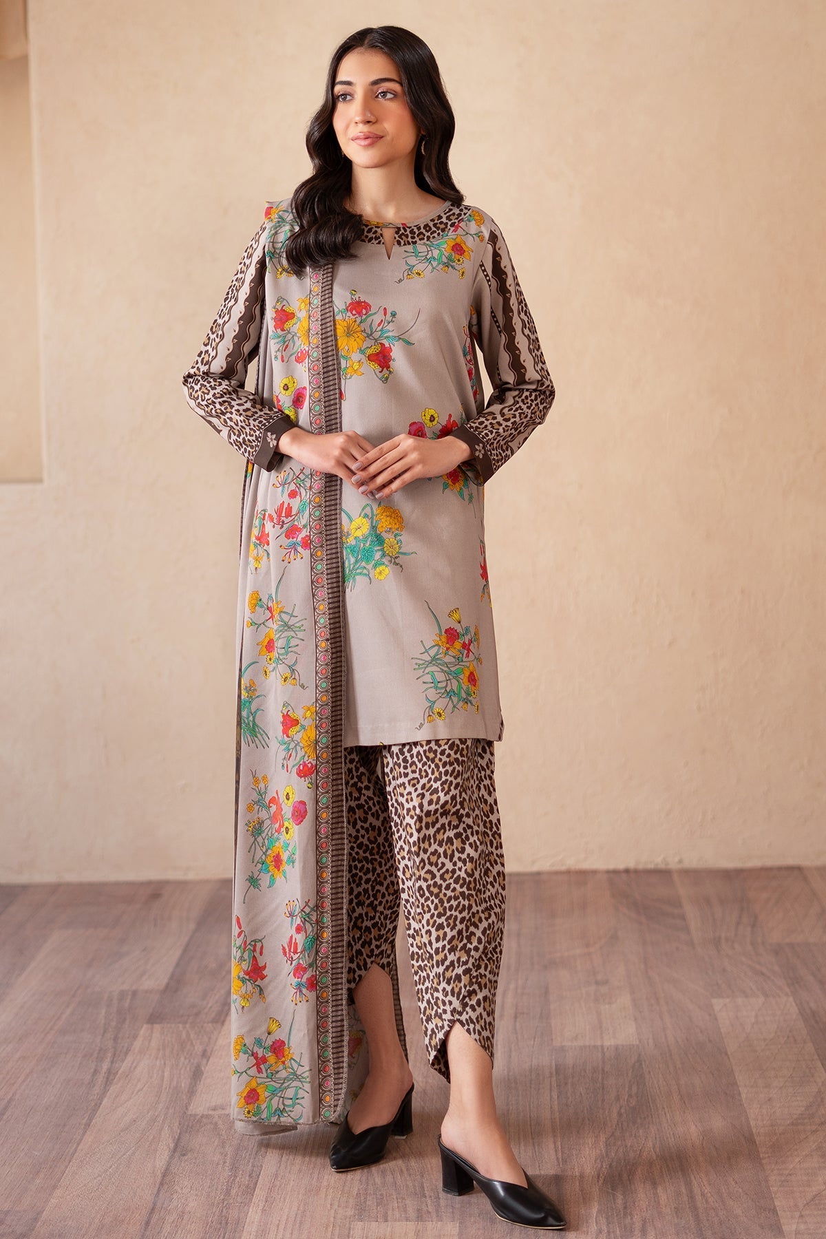 Charizma | Print Melody | CPM-4-S46A by Charizma - Designer Dress - Type: Ladies Clothes - Available at Libayah - 100% Original