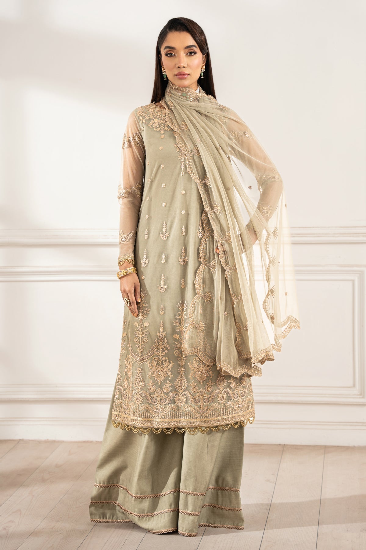 Zarif | Heer Formals | Z-01 LEILA by Zarif - Designer Dress - Type: Ladies Clothes - Available at Libayah - 100% Original