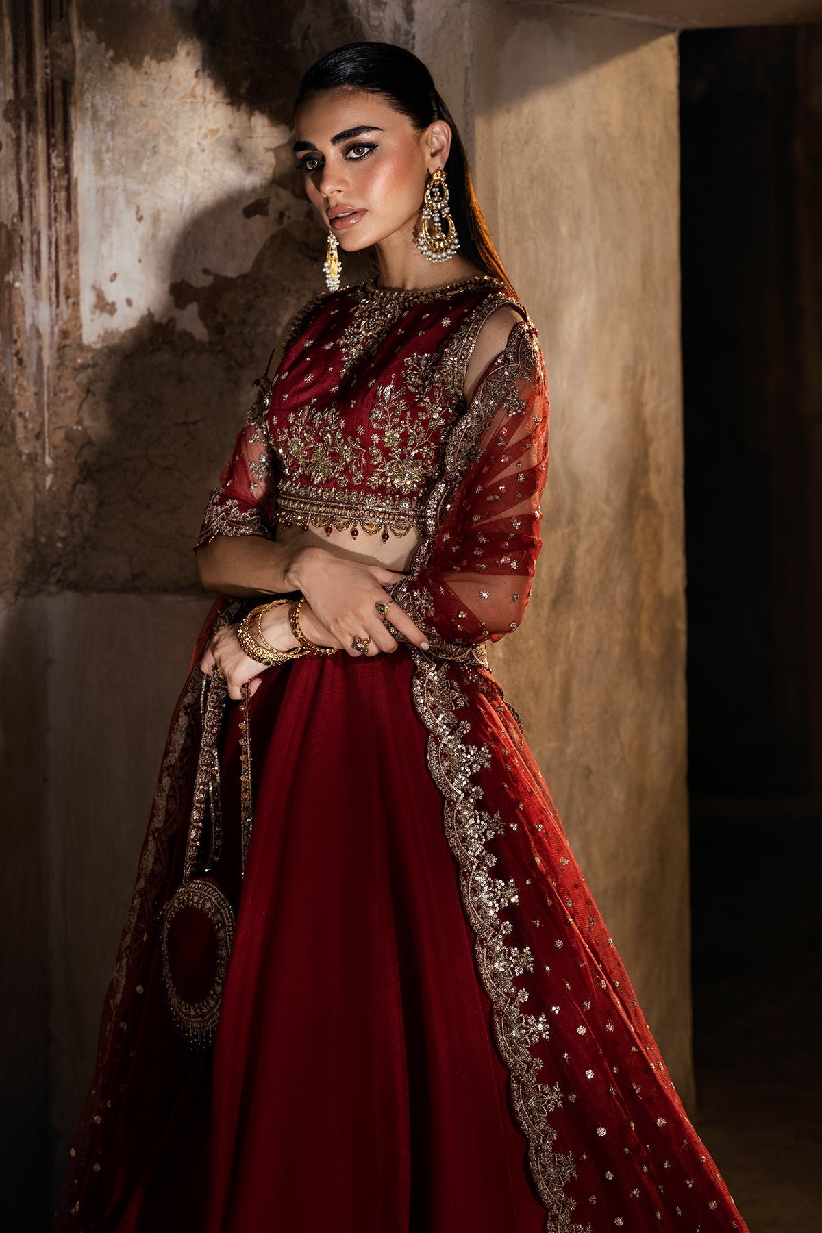 Mina Kashif | Virsa Wedding Formals | Mashal by Mina Kashif - Designer Dress - Type: Bridal - Available at Libayah - 100% Original