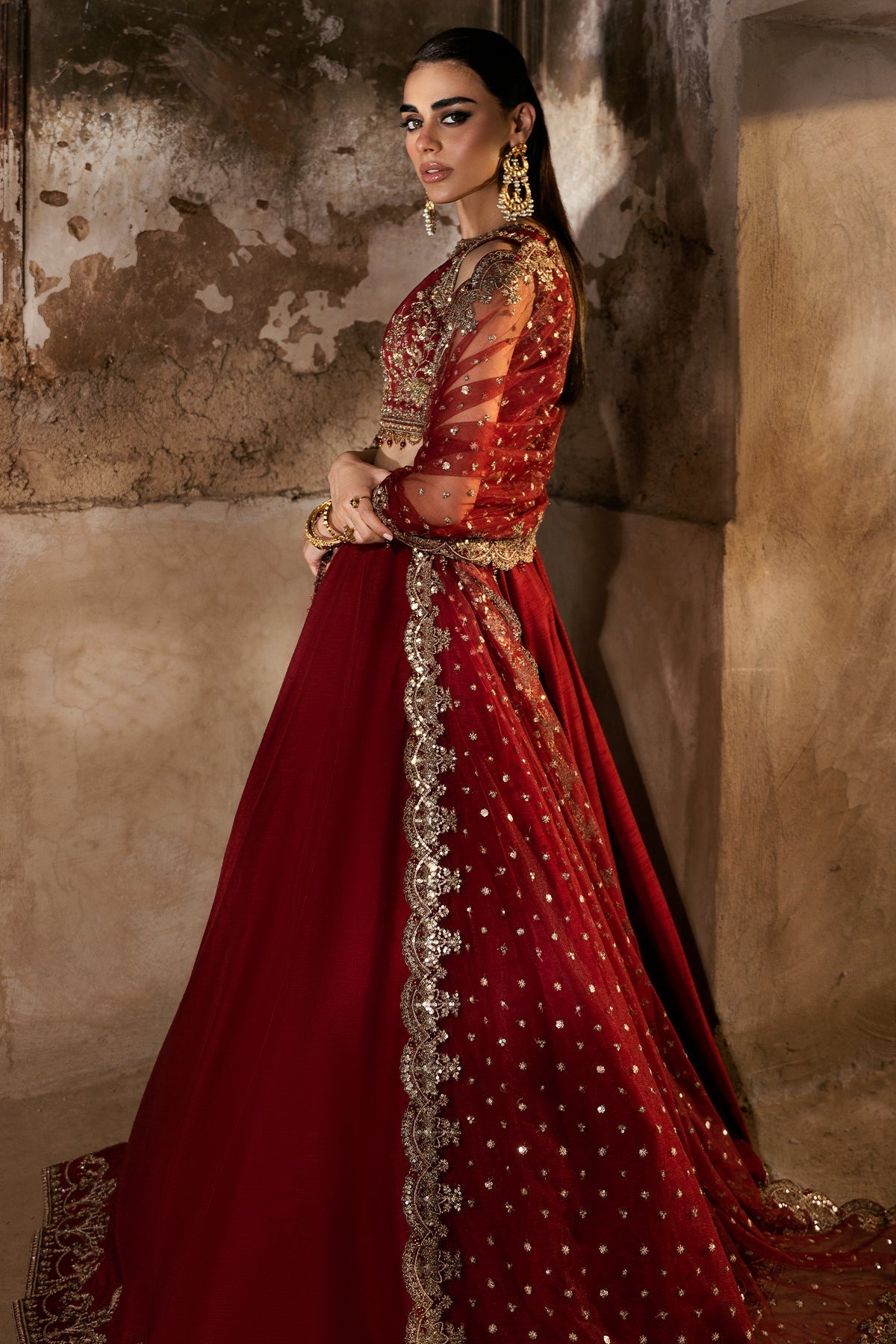 Mina Kashif | Virsa Wedding Formals | Mashal by Mina Kashif - Designer Dress - Type: Bridal - Available at Libayah - 100% Original