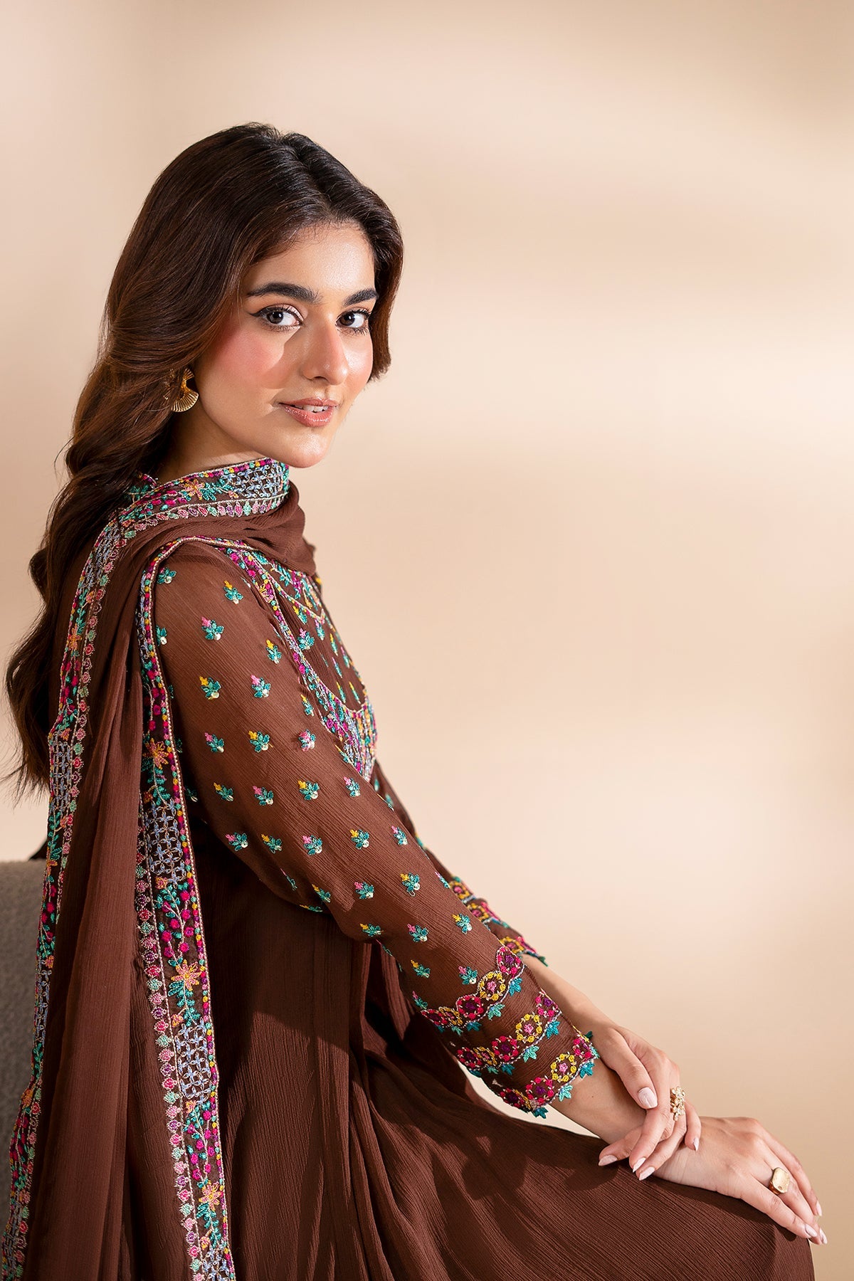 Charizma | Festive Pret | 3-PC Embroidered CMA-6-318 by Charizma - Designer Dress  - Type : Ladies Clothes - Available at Libayah - 100% Original 