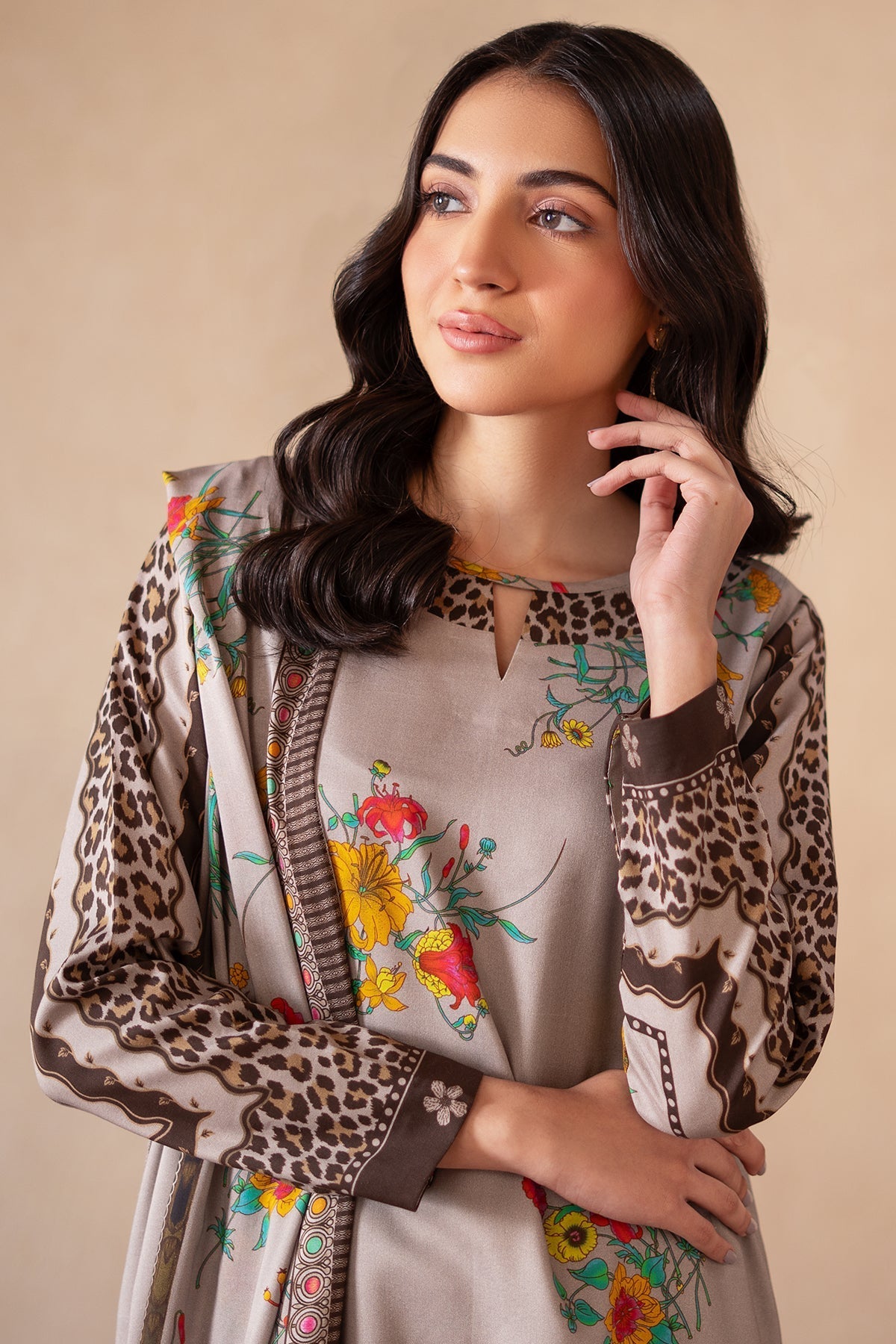 Charizma | Print Melody | CPM-4-S46A by Charizma - Designer Dress - Type: Ladies Clothes - Available at Libayah - 100% Original