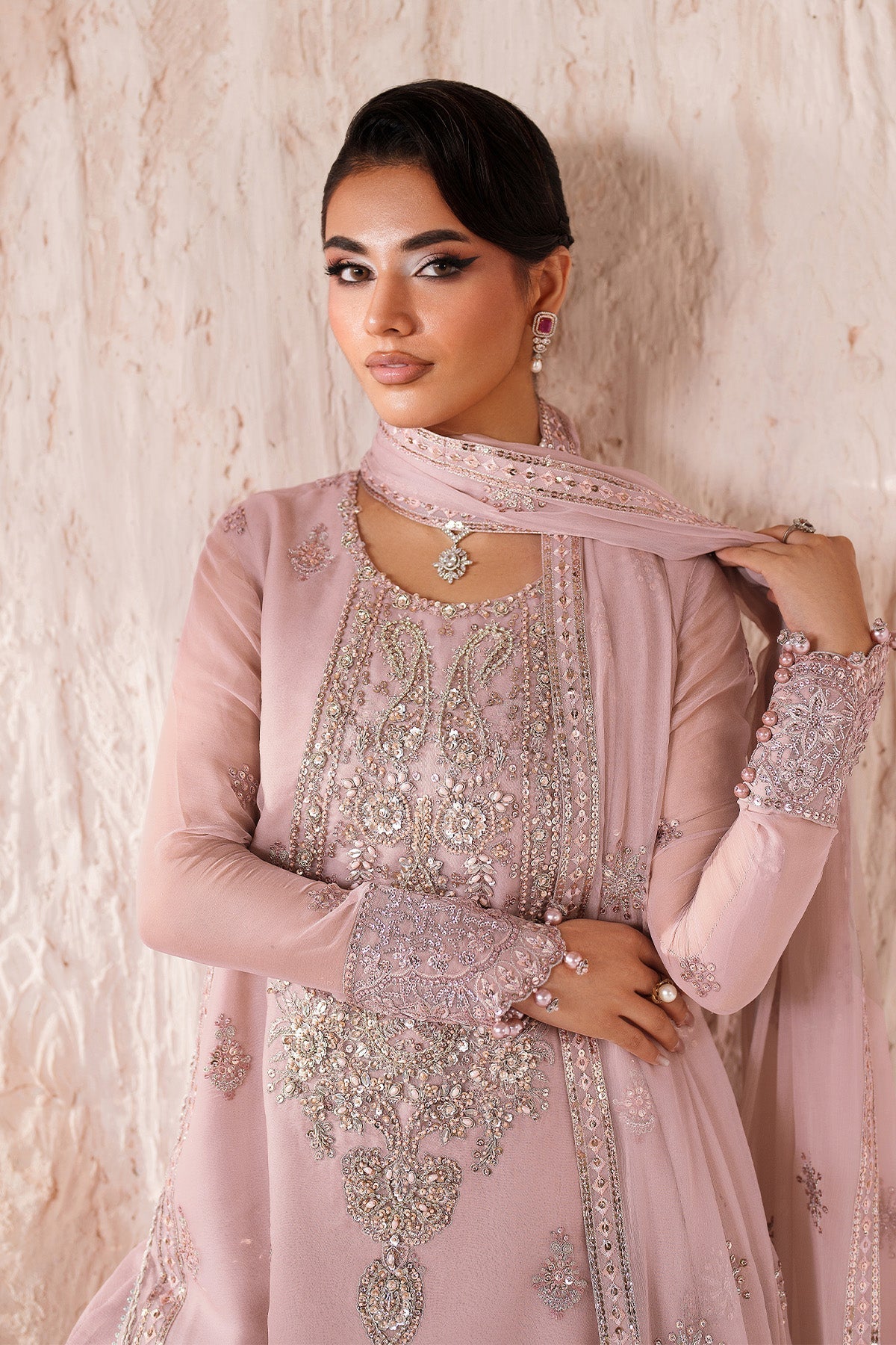 Alizeh | Aymal Handcrafted Luxury Formals | AF-BHM-4066-June - Designer Dress - Type : Ladies Clothes - Available at Libayah - 100% Original