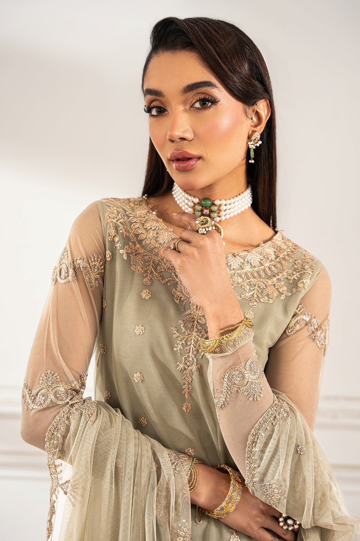 Zarif | Heer Formals | Z-01 LEILA by Zarif - Designer Dress - Type: Ladies Clothes - Available at Libayah - 100% Original