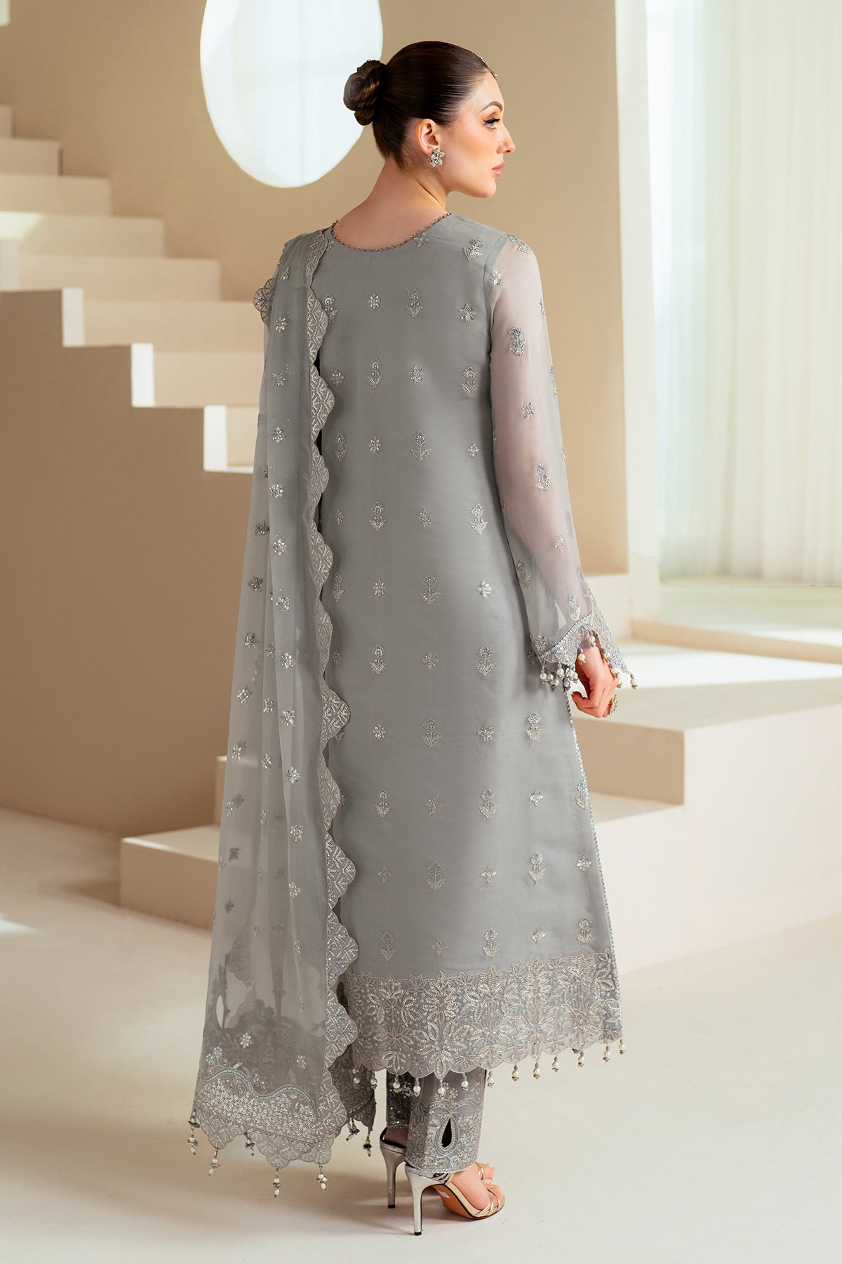 Alizeh | Aymal Chiffon | AF-BHM-4046-Ahvi by Alizeh - Designer Dress - Type: Ladies Clothes - Available at Libayah - 100% Original