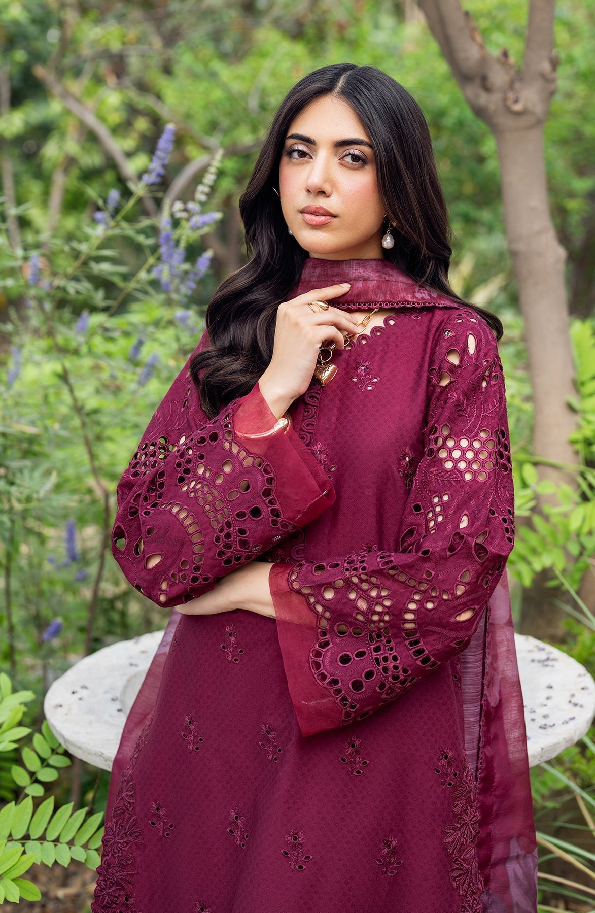 Zarif | Nura Textured Lawn 25 | MORICH by Zarif - Designer Dress - Type: Ladies Clothes - Available at Libayah - 100% Original