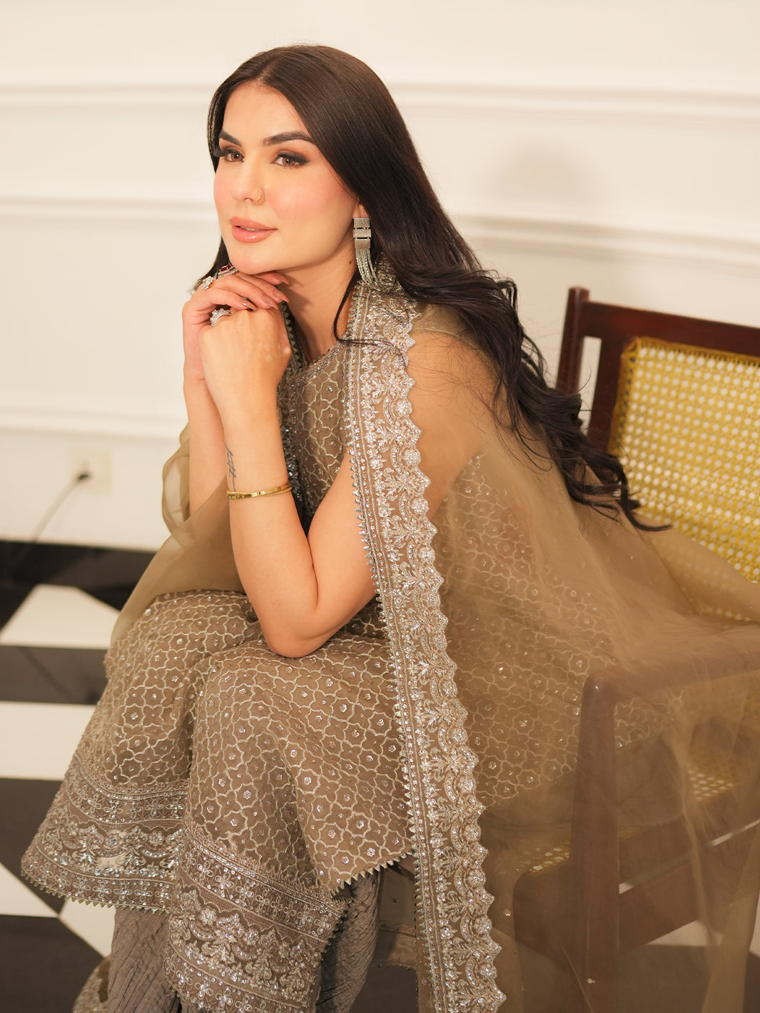 Faiza Faisal | Mayal Festive Pret 25 | DINA by Faiza Faisal - Designer Dress - Type: Ladies Clothes - Available at Libayah - 100% Original