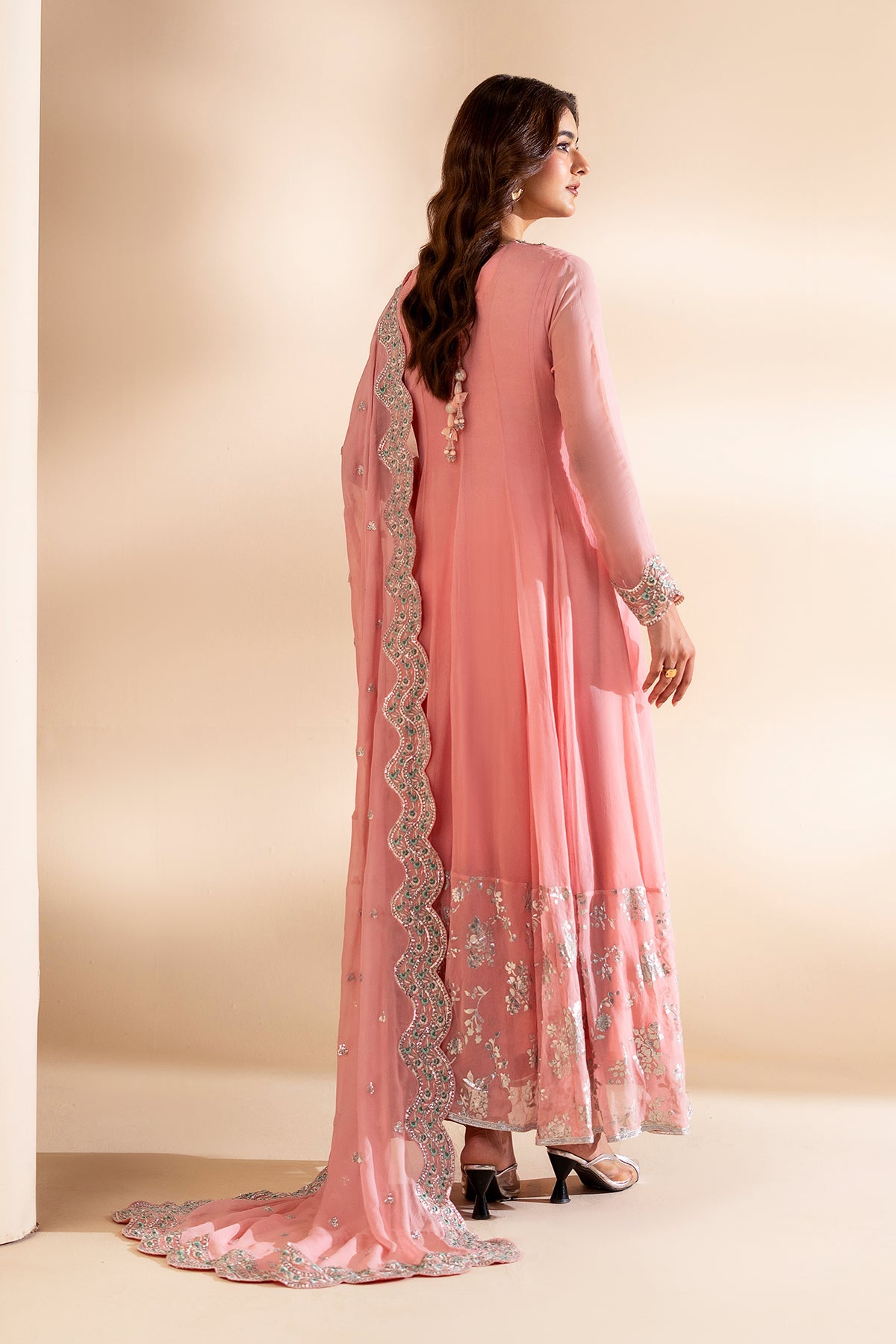 Charizma | Festive Pret | 3-PC Embroidered Chiffon CMA-6-417 by Charizma - Designer Dress  - Type : Ladies Clothes - Available at Libayah - 100% Original 