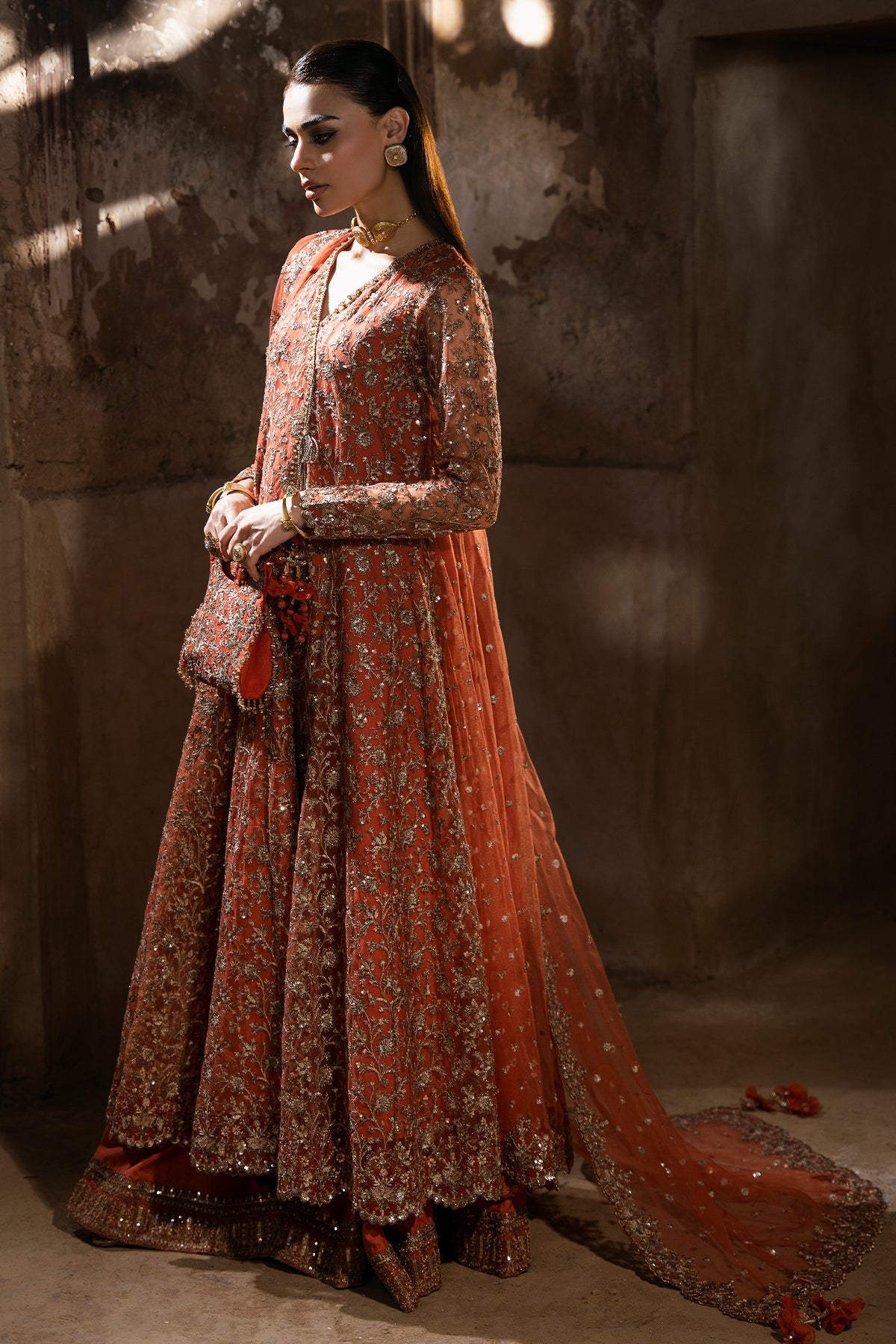 Mina Kashif | Virsa Wedding Formals | Geet by Mina Kashif - Designer Dress - Type: Bridal - Available at Libayah - 100% Original
