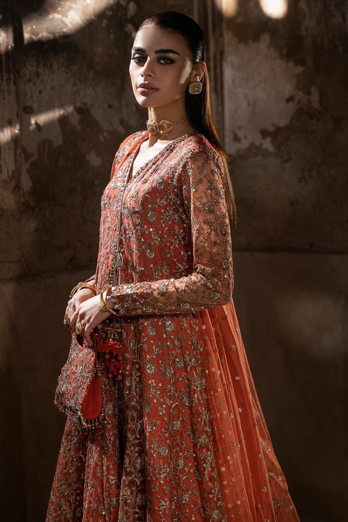 Mina Kashif | Virsa Wedding Formals | Geet by Mina Kashif - Designer Dress - Type: Bridal - Available at Libayah - 100% Original