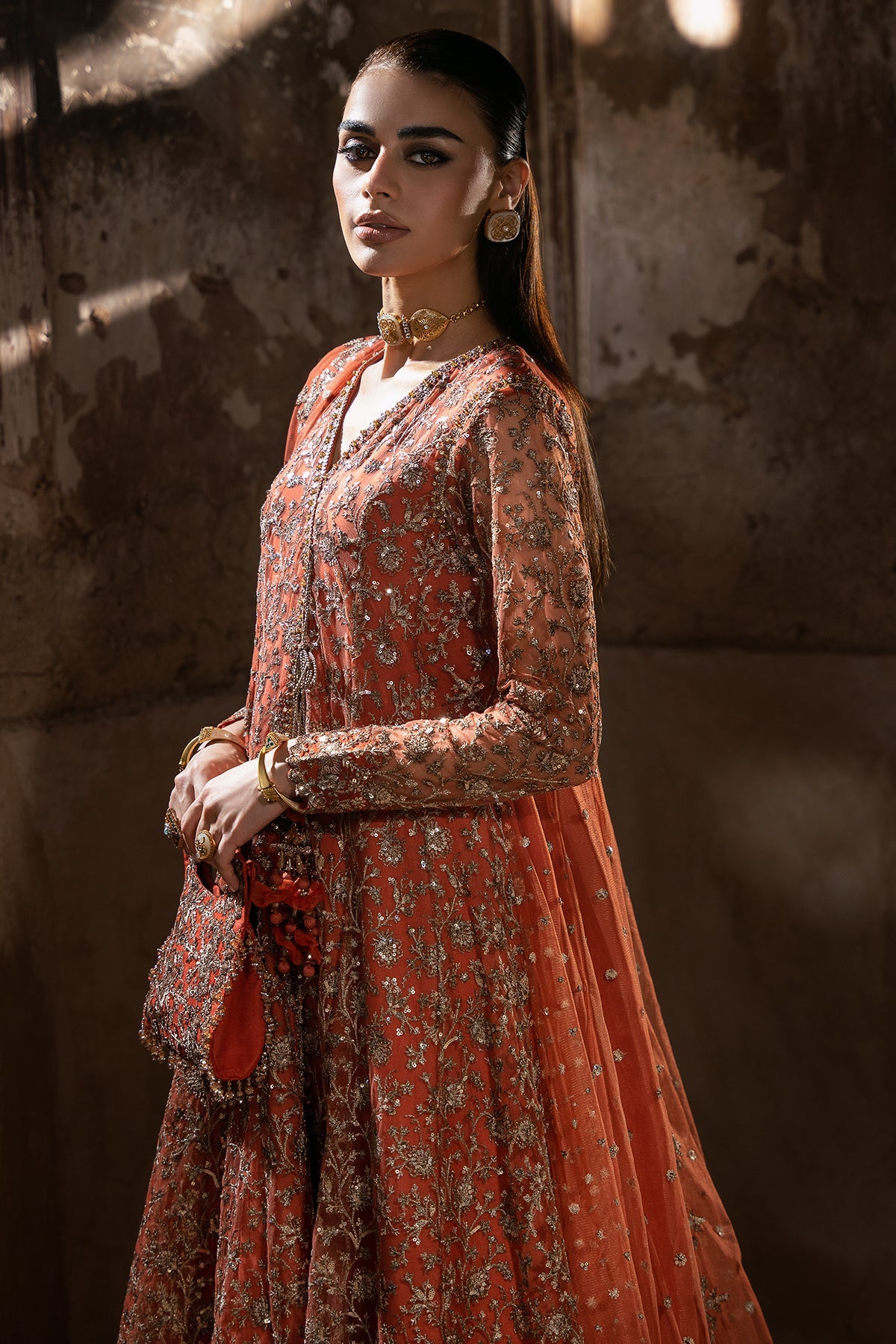 Mina Kashif | Virsa Wedding Formals | Geet by Mina Kashif - Designer Dress - Type: Bridal - Available at Libayah - 100% Original