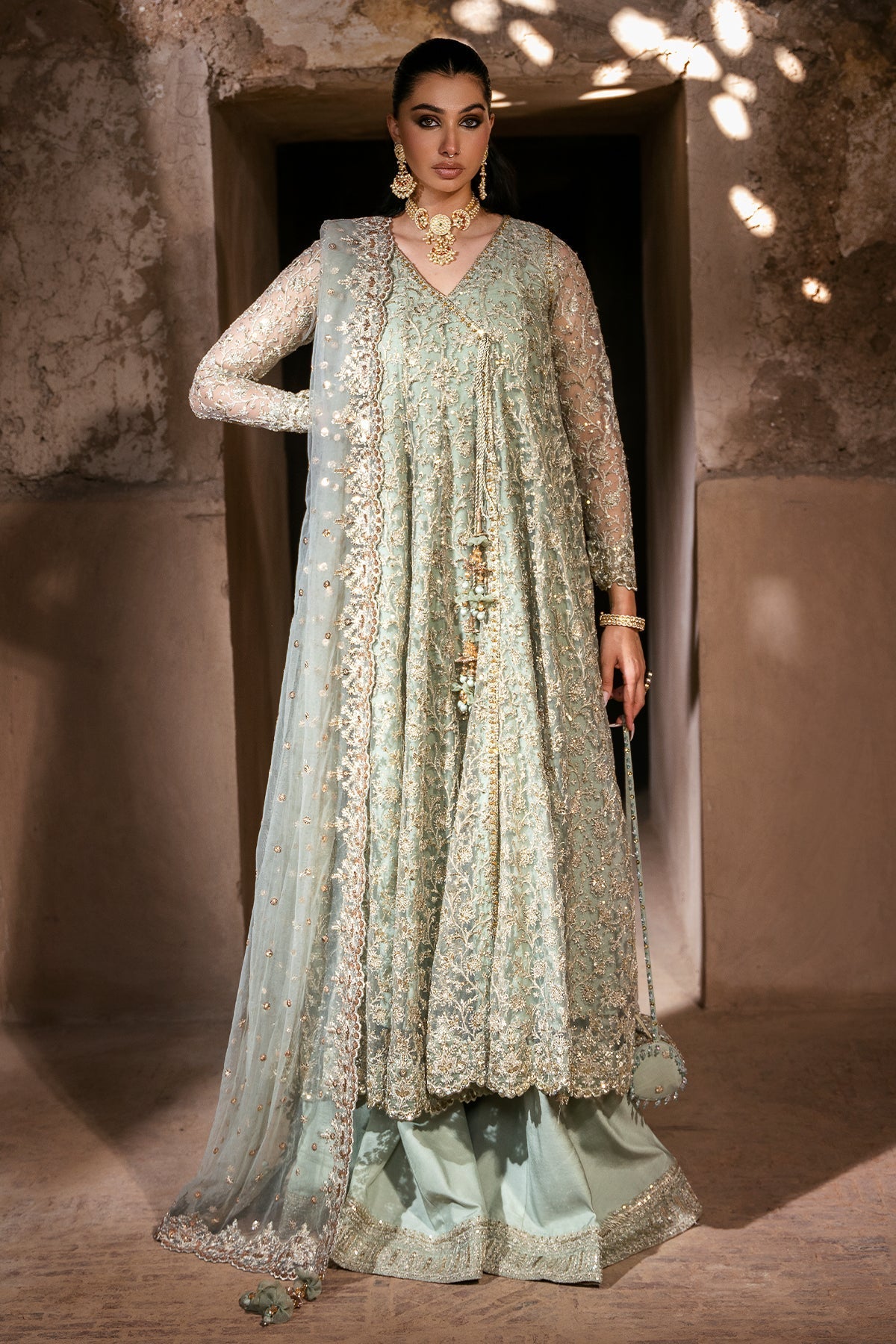 Mina Kashif | Virsa Wedding Formals | Kaur by Mina Kashif - Designer Dress - Type: Bridal - Available at Libayah - 100% Original
