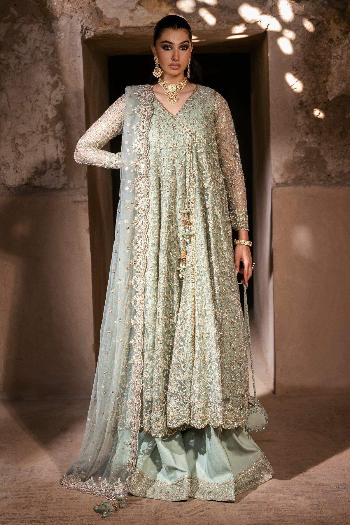 Mina Kashif | Virsa Wedding Formals | Kaur by Mina Kashif - Designer Dress - Type: Bridal - Available at Libayah - 100% Original