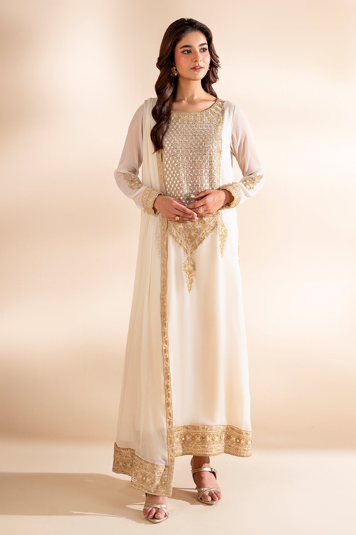 Charizma | Festive Pret | 3-PC Embroidered CMA-6-436 by Charizma - Designer Dress  - Type : Ladies Clothes - Available at Libayah - 100% Original 