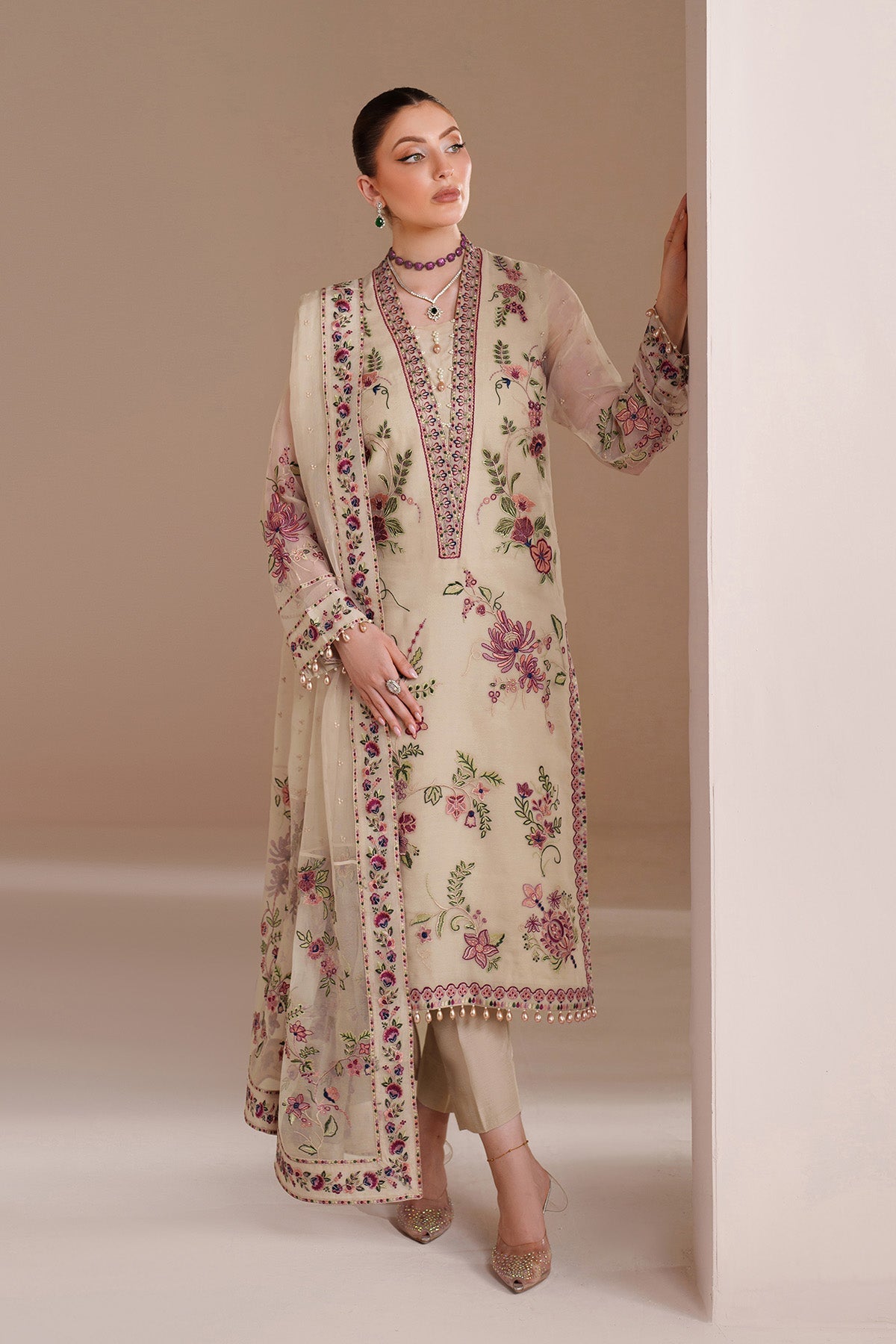 Alizeh | Threads Eid Festive Edit 26 | AF-BDHG-5041-Victoria by Alizeh - Designer Dress  - Type : Ladies Clothes - Available at Libayah - 100% Original 