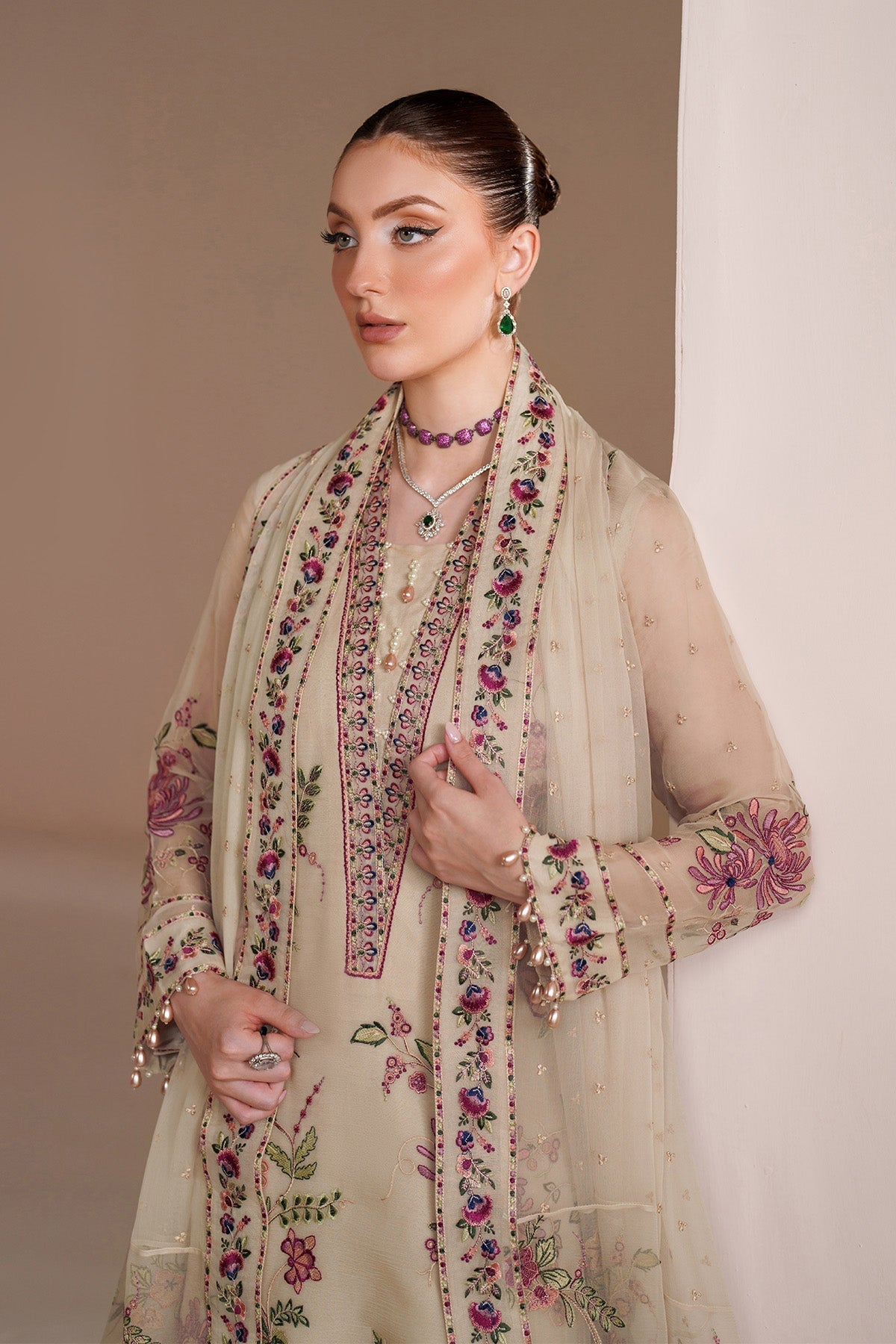 Alizeh | Threads Eid Festive Edit 26 | AF-BDHG-5041-Victoria by Alizeh - Designer Dress  - Type : Ladies Clothes - Available at Libayah - 100% Original 