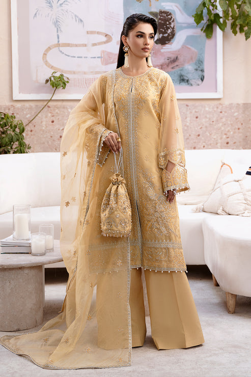 Zarposh | Elara Formals | Zard by Zarposh - Designer Dress - Type: Ladies Clothes - Available at Libayah - 100% Original