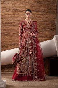 Emaan Adeel | Starlit Jewels | Ruby Veil by Emaan Adeel - Designer Dress  - Type : Ladies Clothes - Available at Libayah - 100% Original 