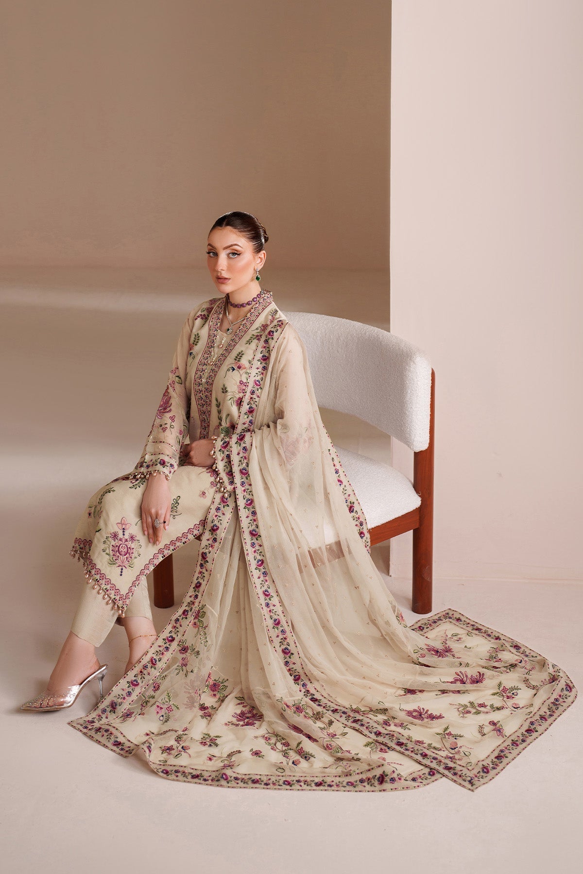 Alizeh | Threads Eid Festive Edit 26 | AF-BDHG-5041-Victoria by Alizeh - Designer Dress  - Type : Ladies Clothes - Available at Libayah - 100% Original 