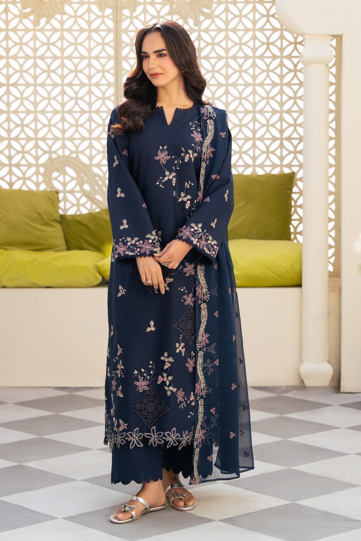 Afrozeh | Basic Pret 26 RTW | NACRE by Afrozeh - Designer Dress  - Type : Ladies Clothes - Available at Libayah - 100% Original 