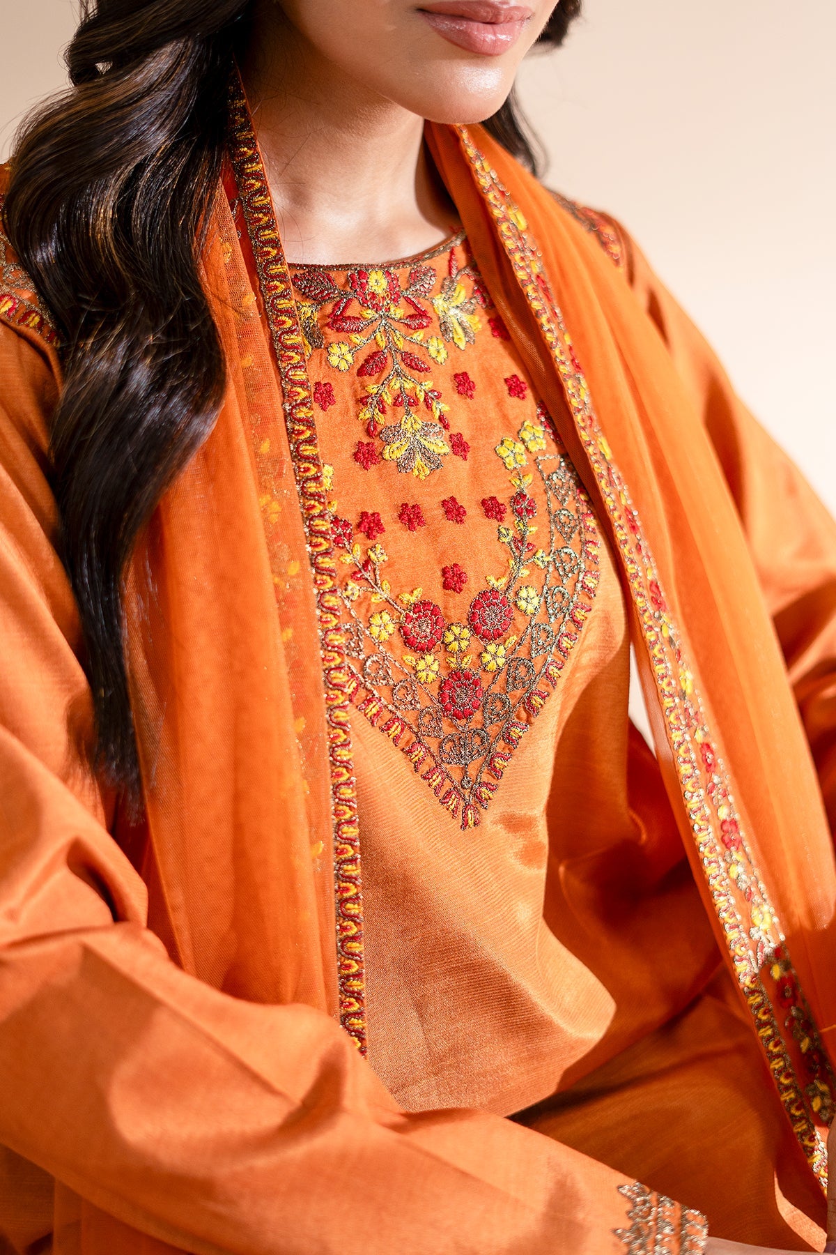 Charizma | Festive Pret | 3-PC Stitched Embroidered CMA-6-312 by Charizma - Designer Dress  - Type : Ladies Clothes - Available at Libayah - 100% Original 