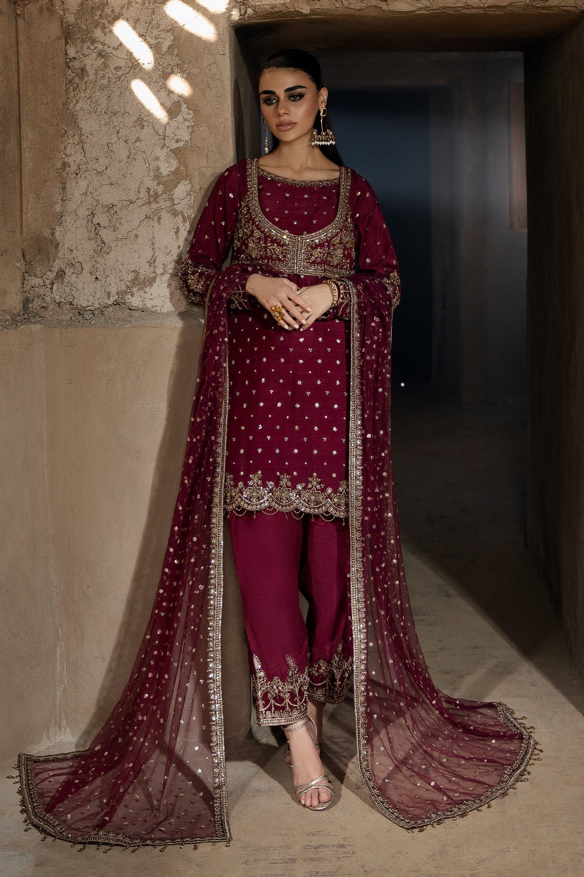 Mina Kashif | Virsa Wedding Formals | Mohini by Mina Kashif - Designer Dress - Type: Formal - Available at Libayah - 100% Original
