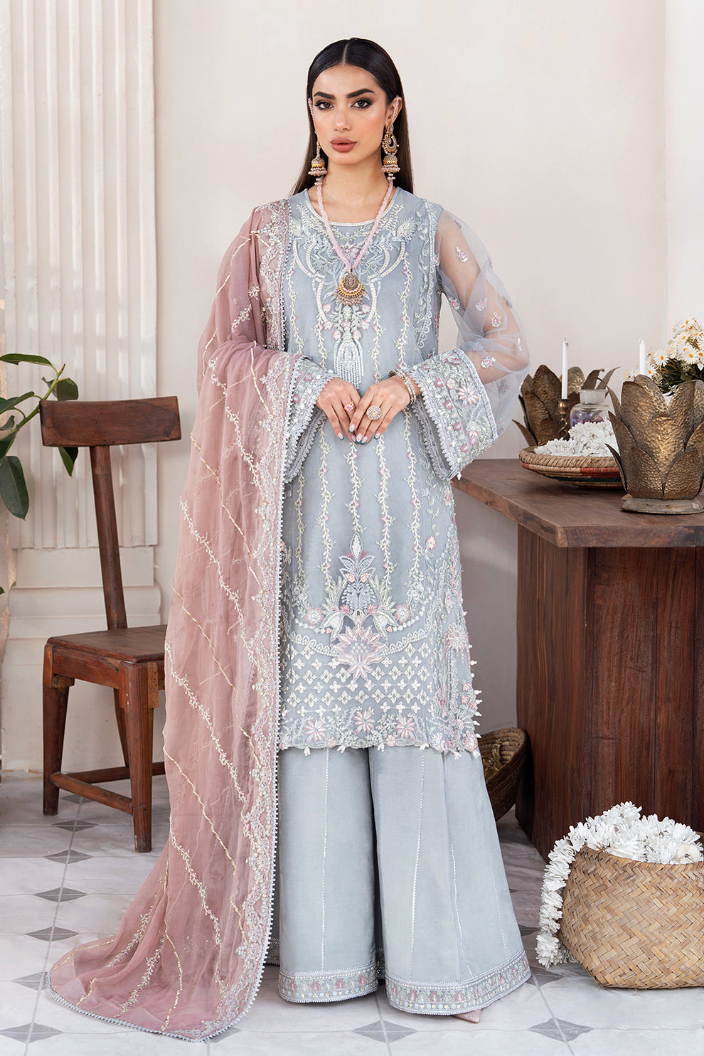 Avyana | Nazneen Festive Edit 24 | Mahtaab by Avyana - Designer Dress - Type: Ladies Clothes - Available at Libayah - 100% Original