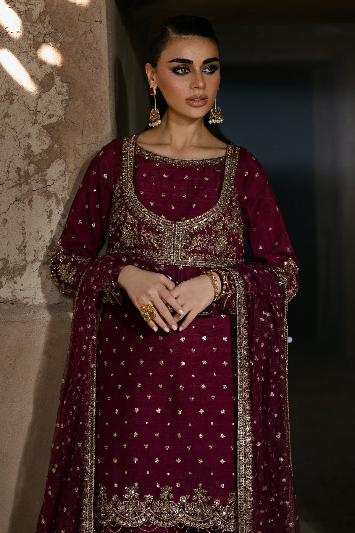 Mina Kashif | Virsa Wedding Formals | Mohini by Mina Kashif - Designer Dress - Type: Formal - Available at Libayah - 100% Original