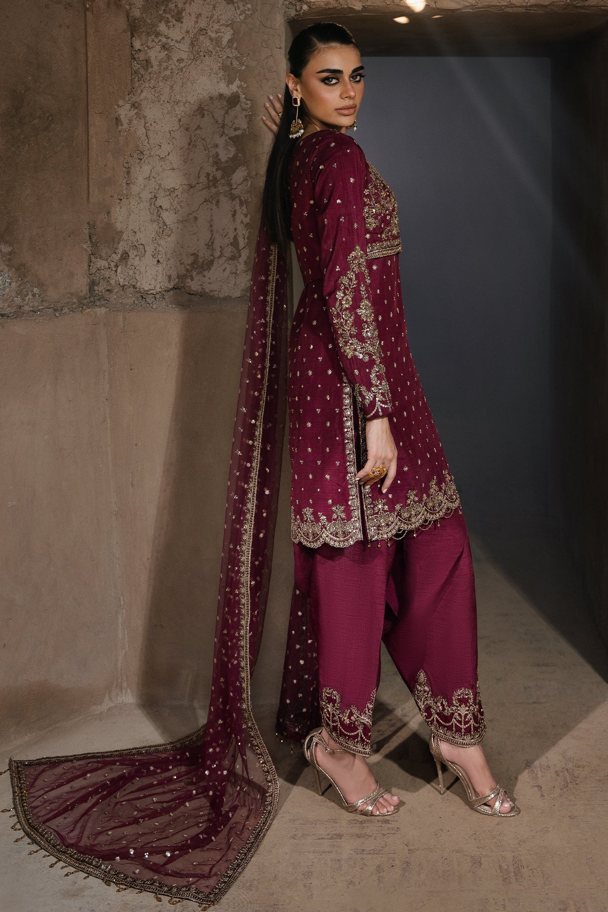 Mina Kashif | Virsa Wedding Formals | Mohini by Mina Kashif - Designer Dress - Type: Formal - Available at Libayah - 100% Original