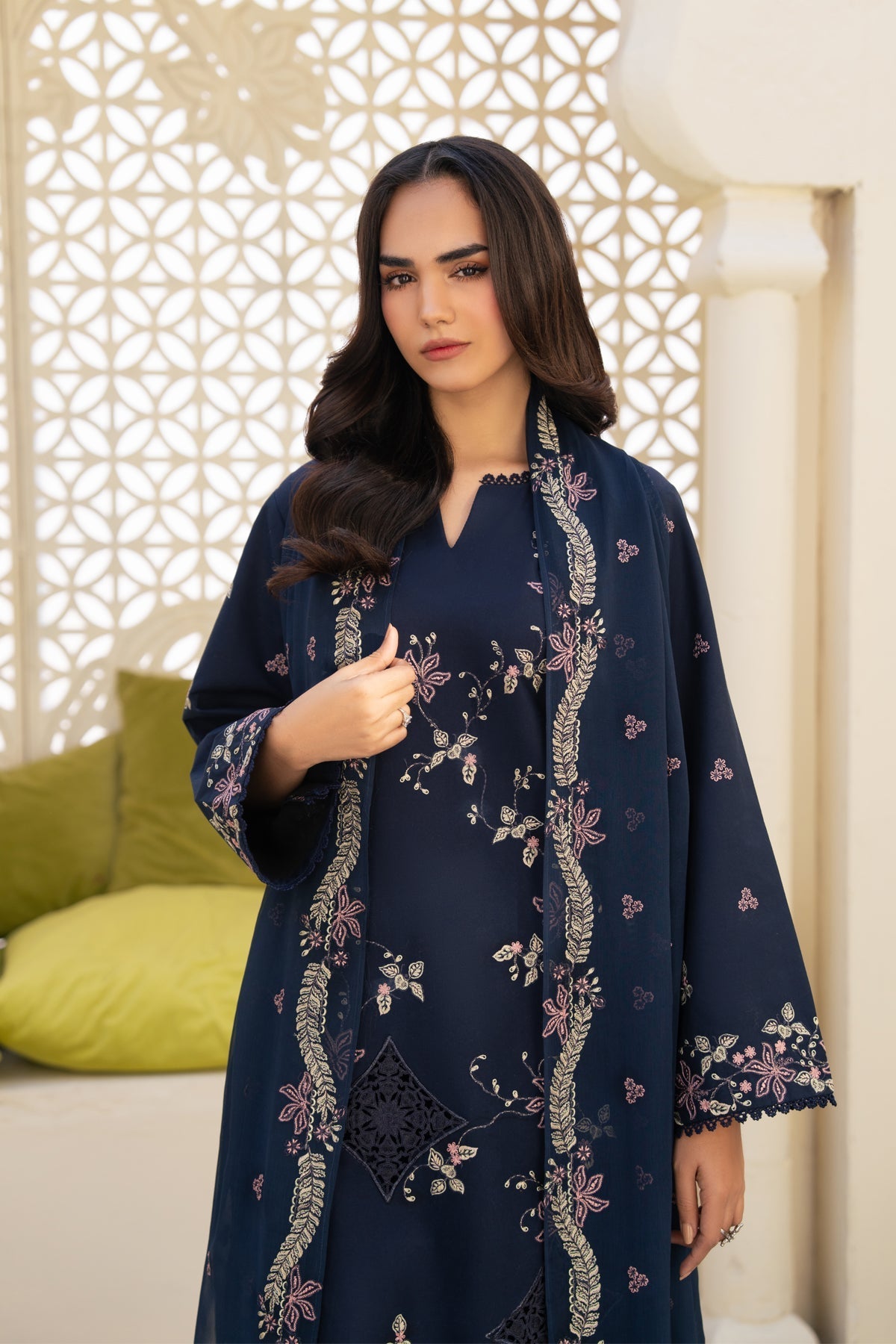 Afrozeh | Basic Pret 26 RTW | NACRE by Afrozeh - Designer Dress  - Type : Ladies Clothes - Available at Libayah - 100% Original 