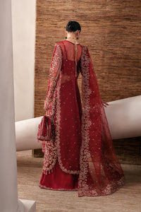 Emaan Adeel | Starlit Jewels | Ruby Veil by Emaan Adeel - Designer Dress  - Type : Ladies Clothes - Available at Libayah - 100% Original 