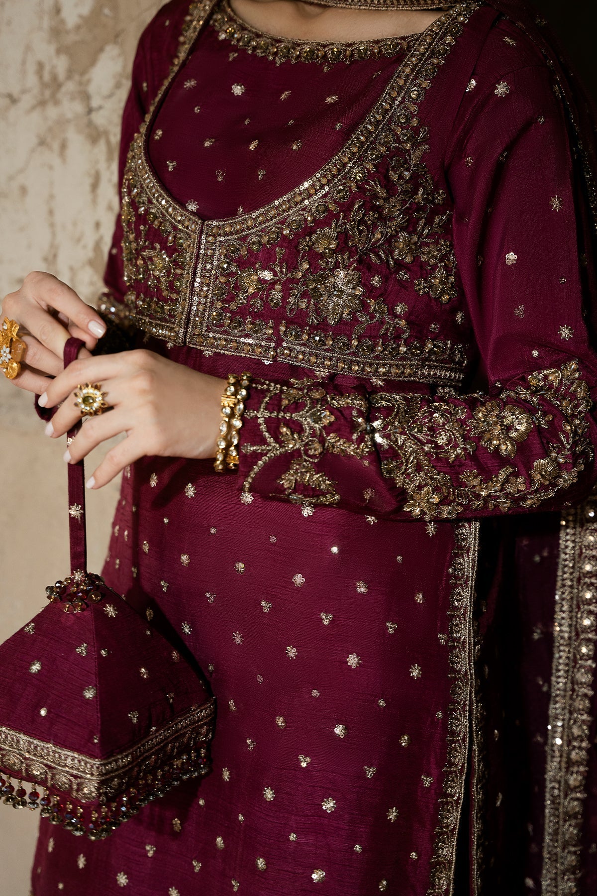 Mina Kashif | Virsa Wedding Formals | Mohini by Mina Kashif - Designer Dress - Type: Formal - Available at Libayah - 100% Original