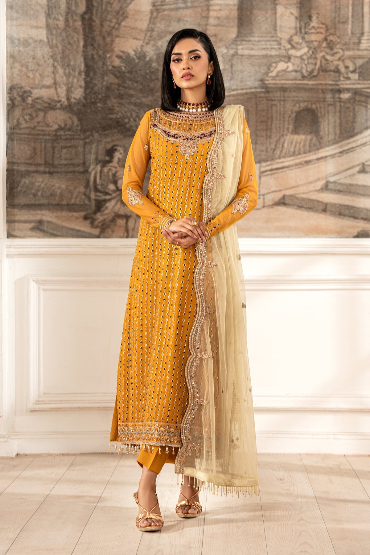 Zarif | Formal Edit 25 | ZFE-04 ELIZA by Zarif - Designer Dress - Type: Ladies Clothes - Available at Libayah - 100% Original