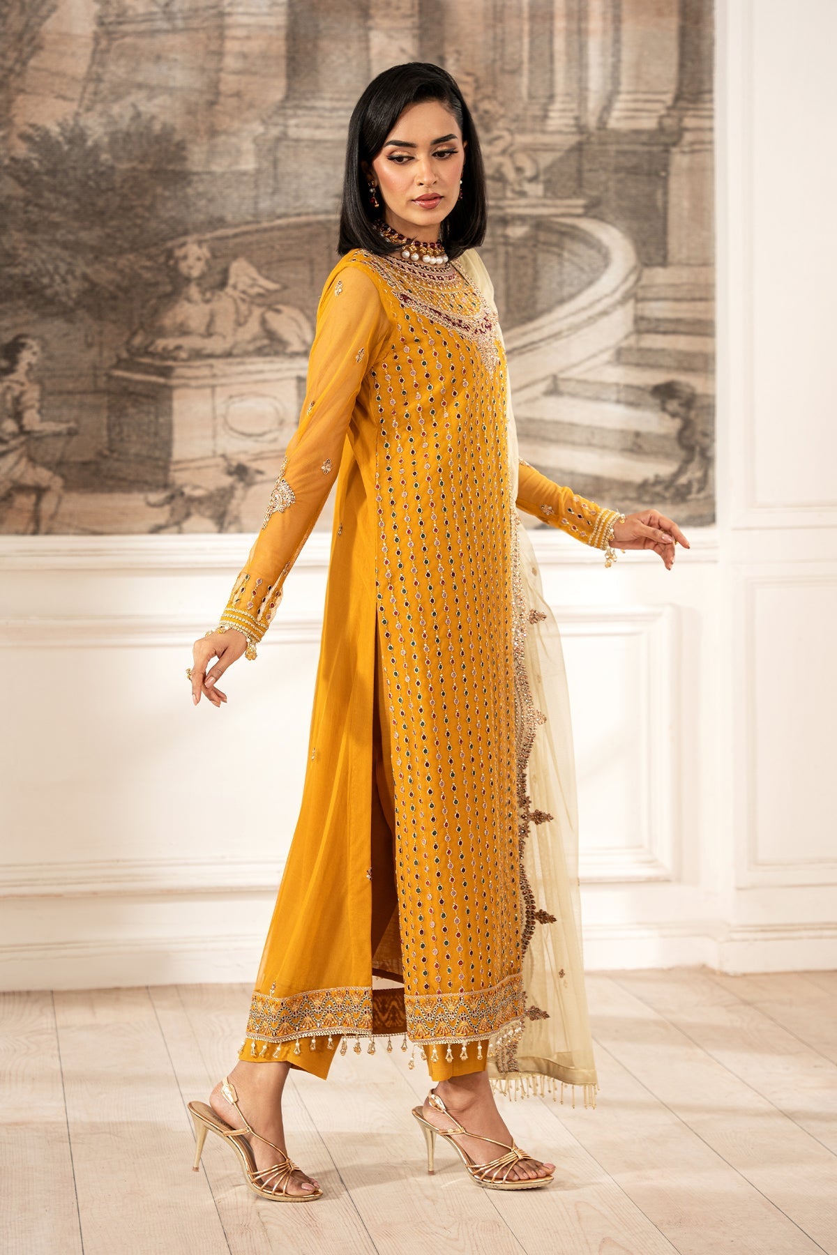 Zarif | Formal Edit 25 | ZFE-04 ELIZA by Zarif - Designer Dress - Type: Ladies Clothes - Available at Libayah - 100% Original