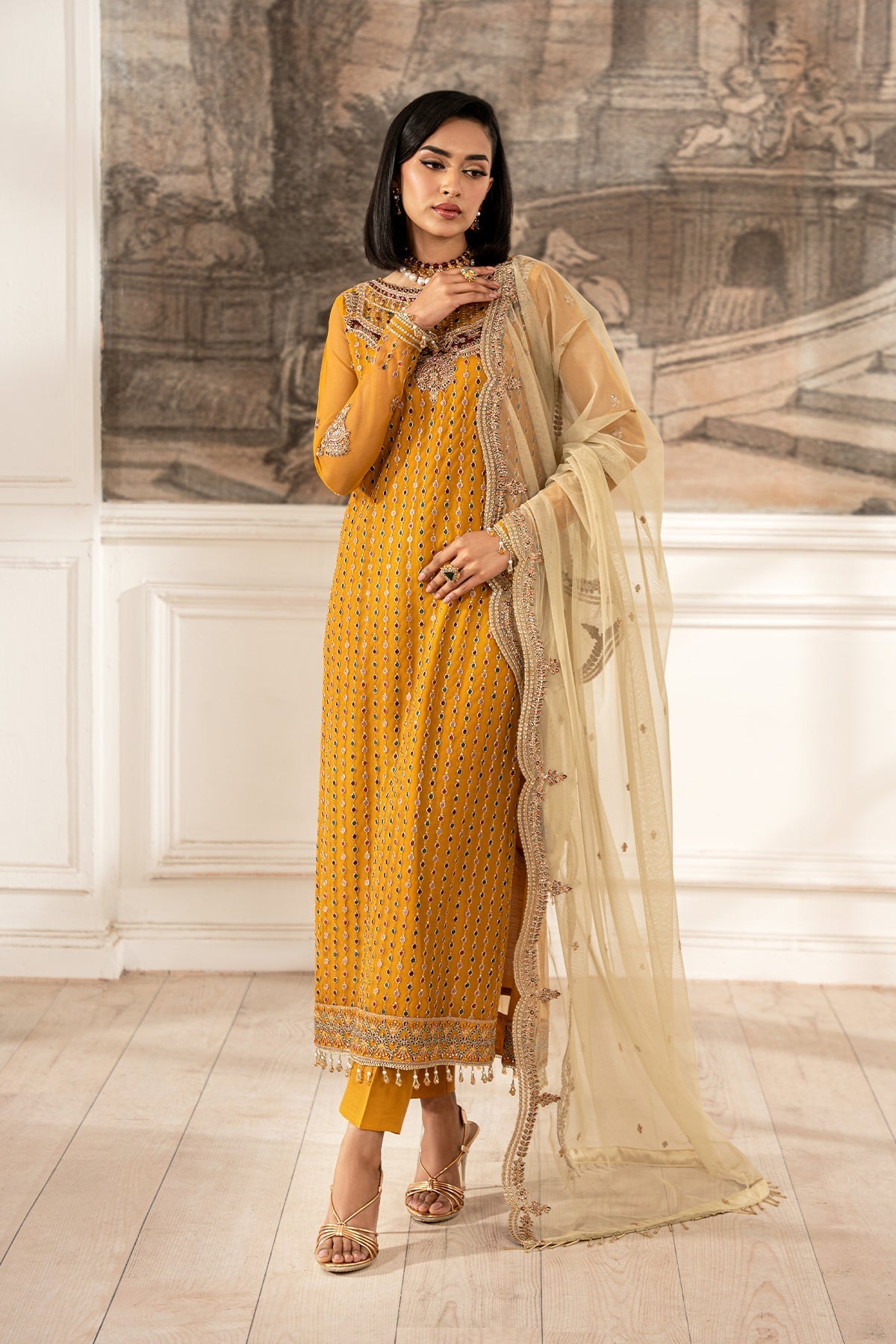 Zarif | Formal Edit 25 | ZFE-04 ELIZA by Zarif - Designer Dress - Type: Ladies Clothes - Available at Libayah - 100% Original