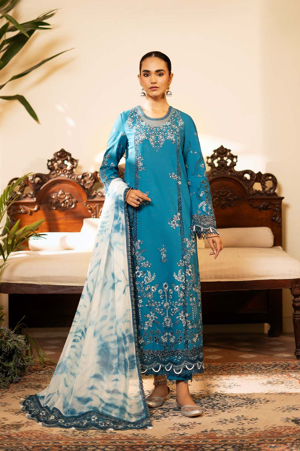 Zarposh | Sajni Lawn 25 | Azal by Zarposh - Designer Dress - Type: Ladies Clothes - Available at Libayah - 100% Original