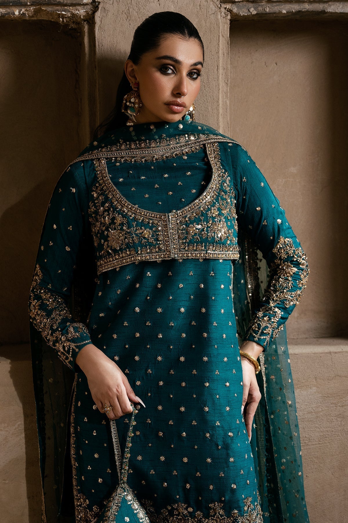 Mina Kashif | Virsa Wedding Formals | Mirha by Mina Kashif - Designer Dress - Type: Formal - Available at Libayah - 100% Original
